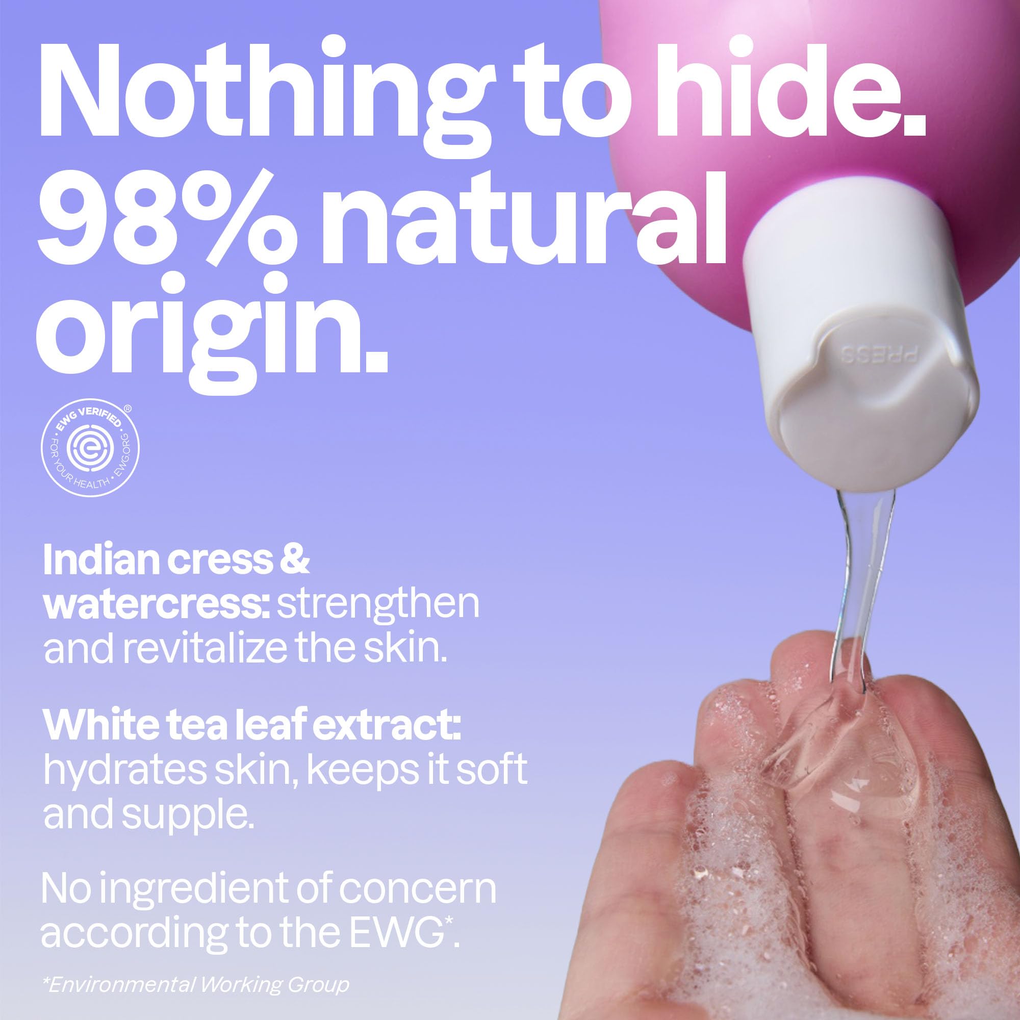 ATTITUDE Coconut & Wild Berries body wash in a 16 fl oz bottle, featuring a refreshing skin cleaning agent with natural ingredients.