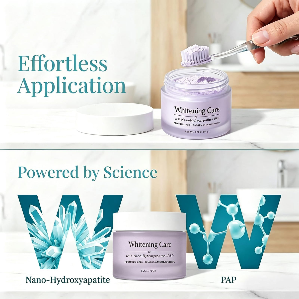 2026 New Teeth Whitening Powder for Gentle Daily Oral Care - GosBio Official Imagery - 7
