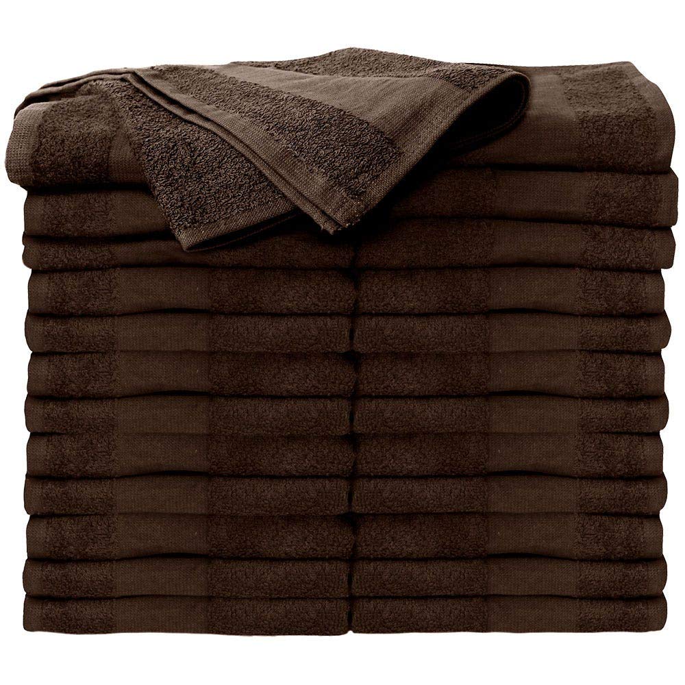 ForPro Professional Collection ForPro Premium Bleach Tough Salon Towels, 24ct, Navy Blue, 27" L x 16" W – back v