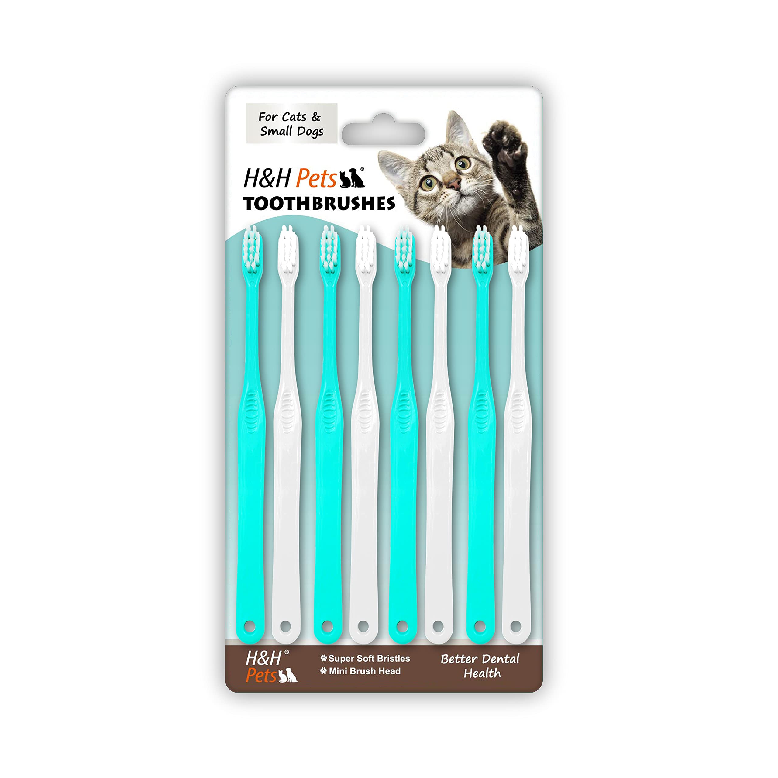 H&H Pets Toothbrush for Small Dogs & Cats - Soft and Extra Small - Product Imagery