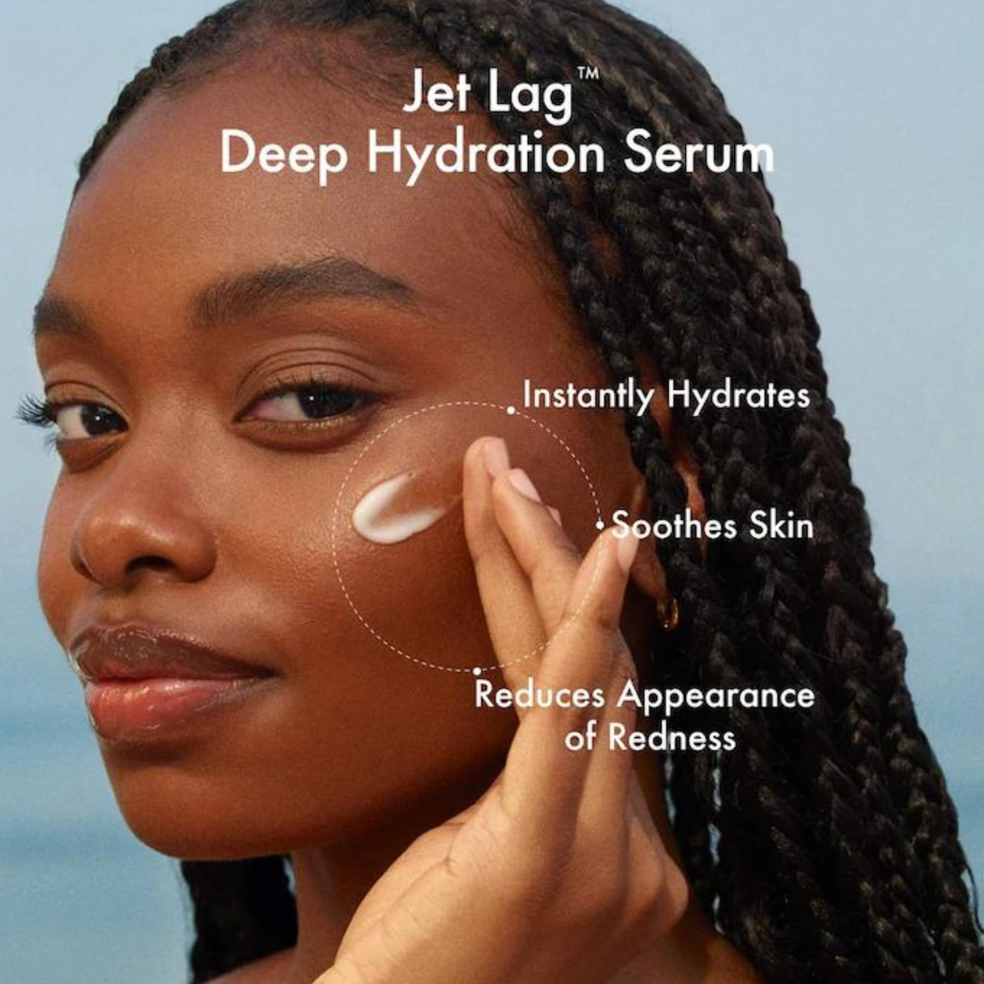 Summer Fridays Jet Lag™ Mini Skincare Set includes hydrating mask, eye patches, face serum, and hydration mist in travel size.