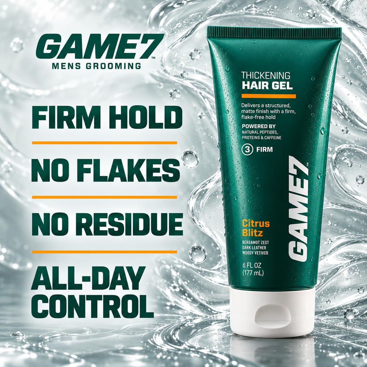 GAME7 Hair Styling Bundle for Men Spray Gel Paste 3 Piece - GAME7 Men's Grooming Official Imagery - 4