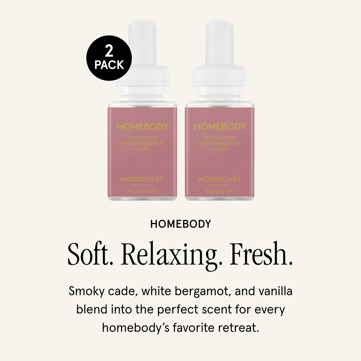Pura x Moodcast Home Diffuser Refill 2 Pack Homebody - Pura Official Imagery - 3