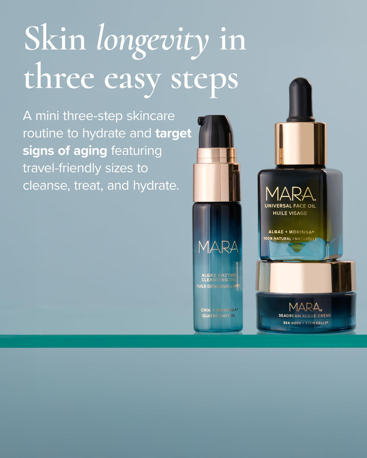 MARA Sea the Glow Discovery Skincare Set - MARA Official Imagery - 3