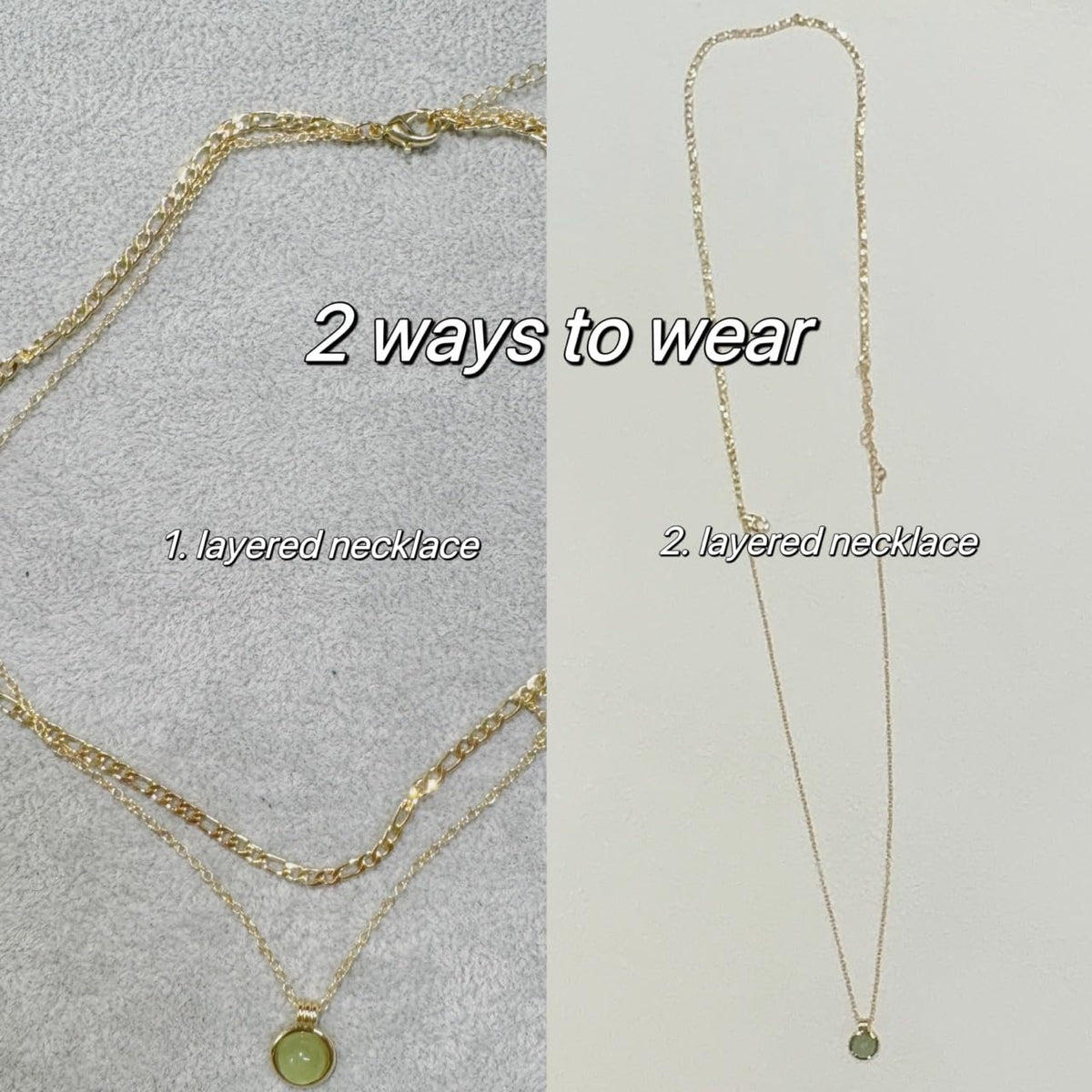 DISTANT DRUMS Simple Natural Green Aventurine Stone Jewelry Set for Women,Hoop Earrings,Bracelet,Necklace,18K Gold-plate