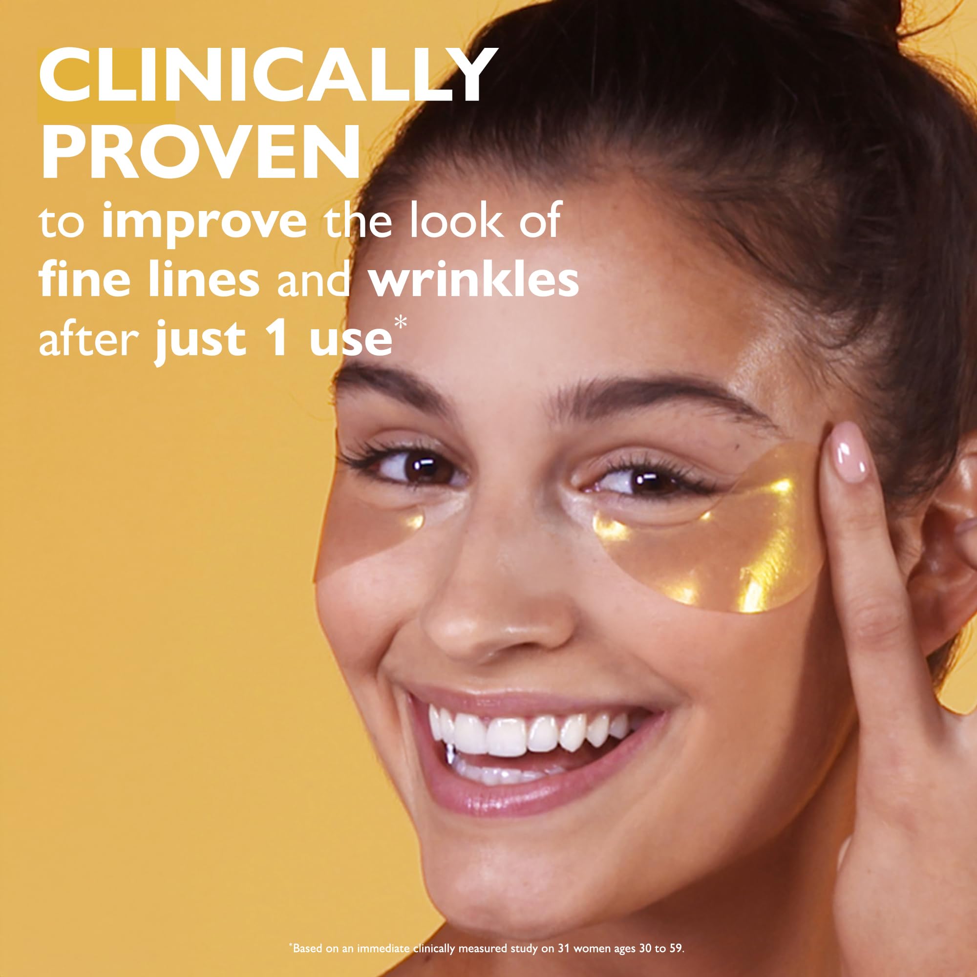Peter Thomas Roth | 24K Gold Firming Hydra-Gel Eye Patches | Gold-Infused Eye Mask Patches for Fine Lines, Crow's Feet and Dark Circles