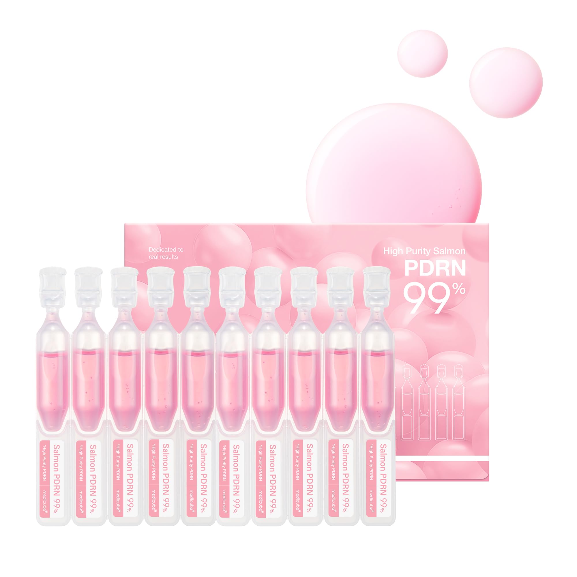 medicube Salmon DNA PDRN Pink One Day Serum - Product Imagery