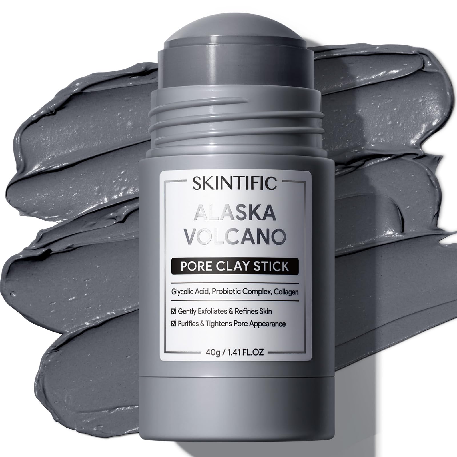 SKINTIFIC Deep Pore Cleansing Blackhead Remover Face Mask Stick, - Product Imagery
