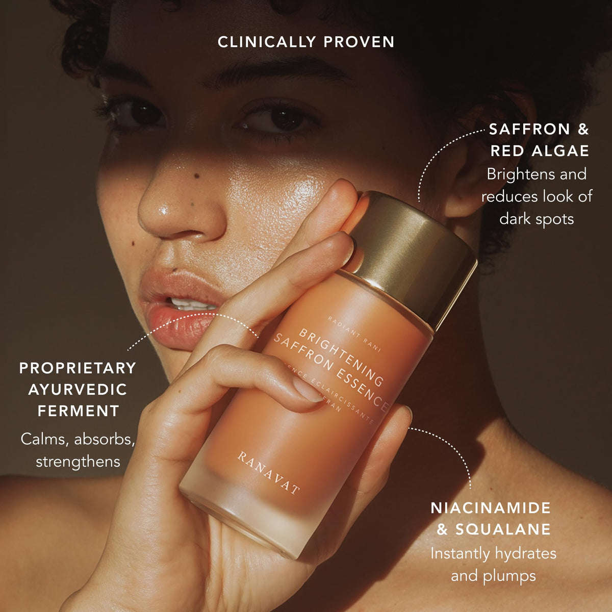 RANAVAT BOTANICS RANAVAT Radiant Rani Brightening Saffron Facial Essence - Hydrating Milk Toner Formulated with Niacinam