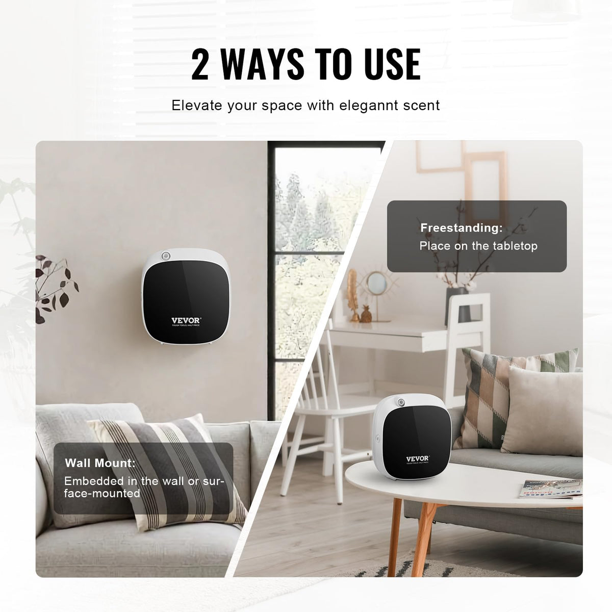 VEVOR Scent Air Machine for Home 100ML Smart Essential Oil - VEVOR Official Imagery - 8