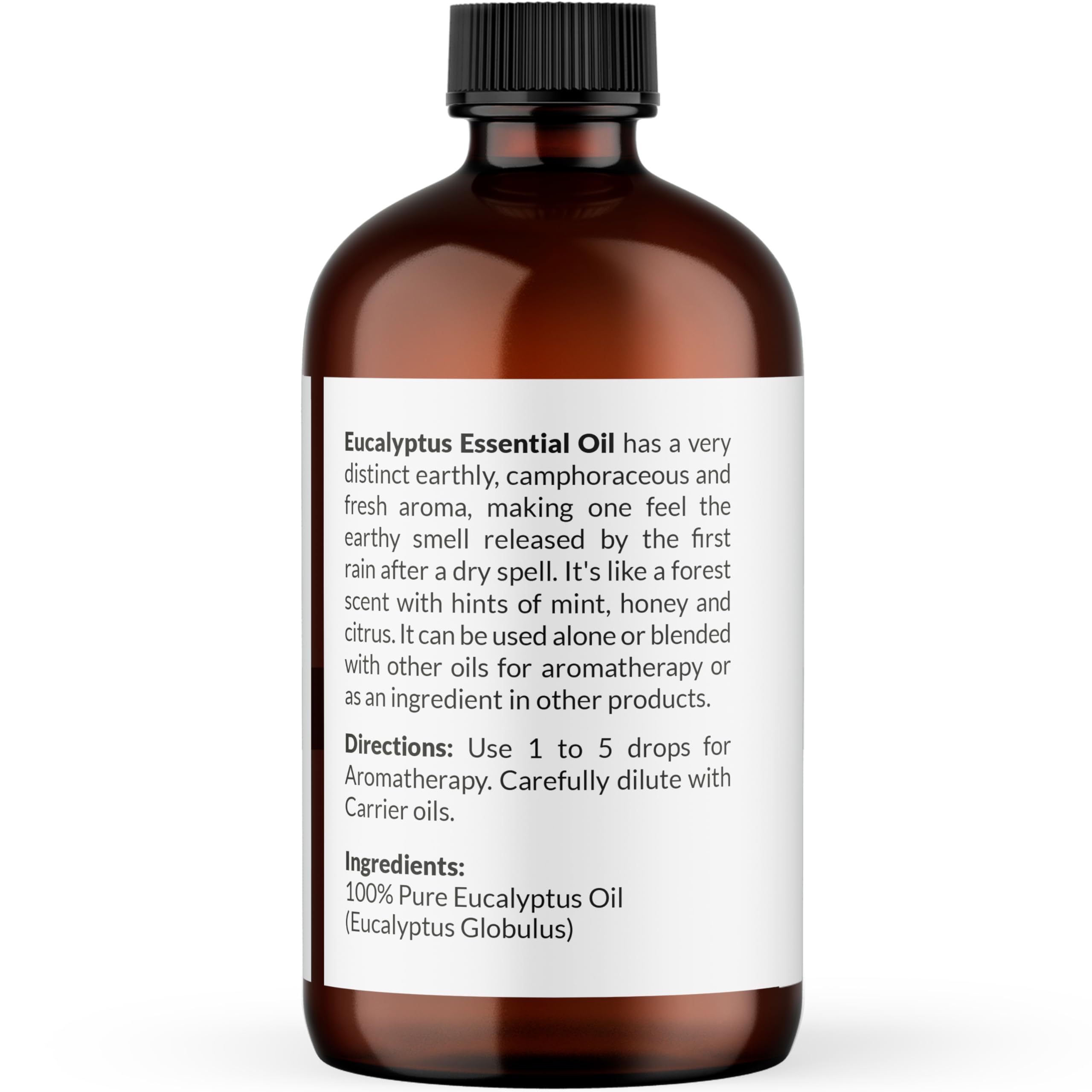 NaturoBliss Pure Eucalyptus Essential Oil 4oz | Dropper