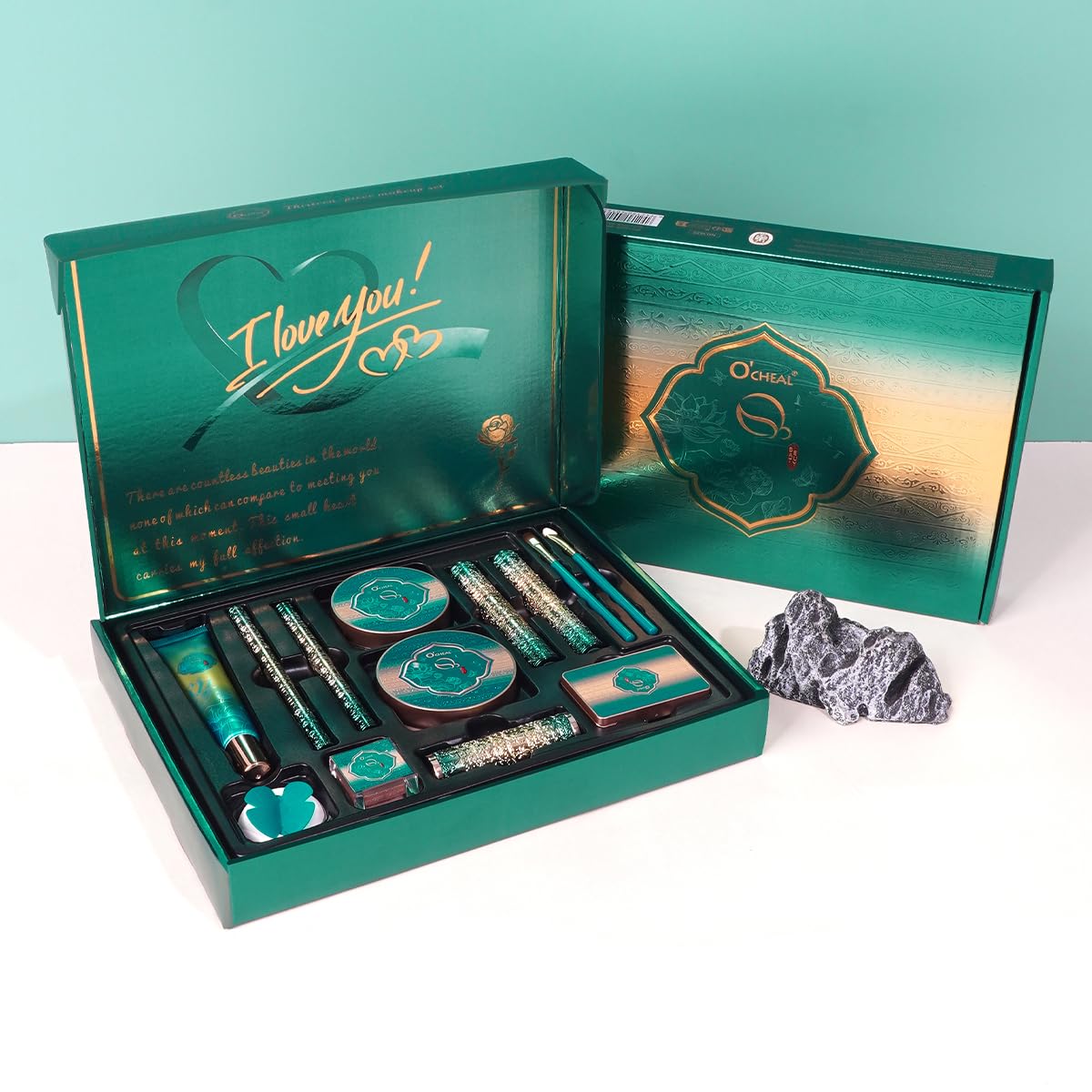 O'CHEAL O’CHEAL 13 Piece Makeup Gift Set, Beauty Kit – packaging and label