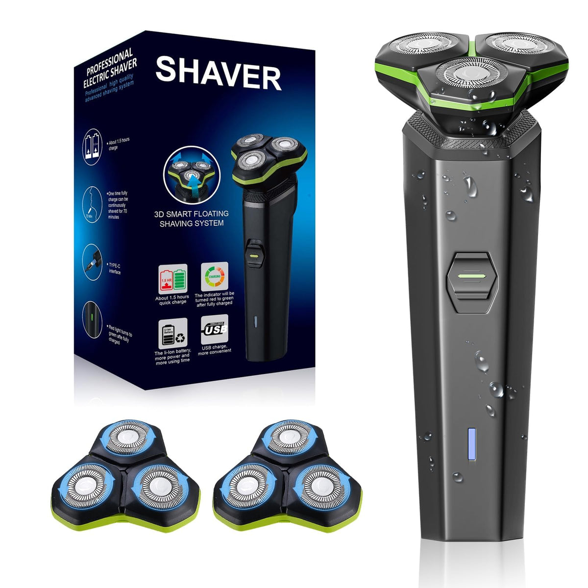 Electric Razor for Men - MAXWISDOM Official Imagery - 2