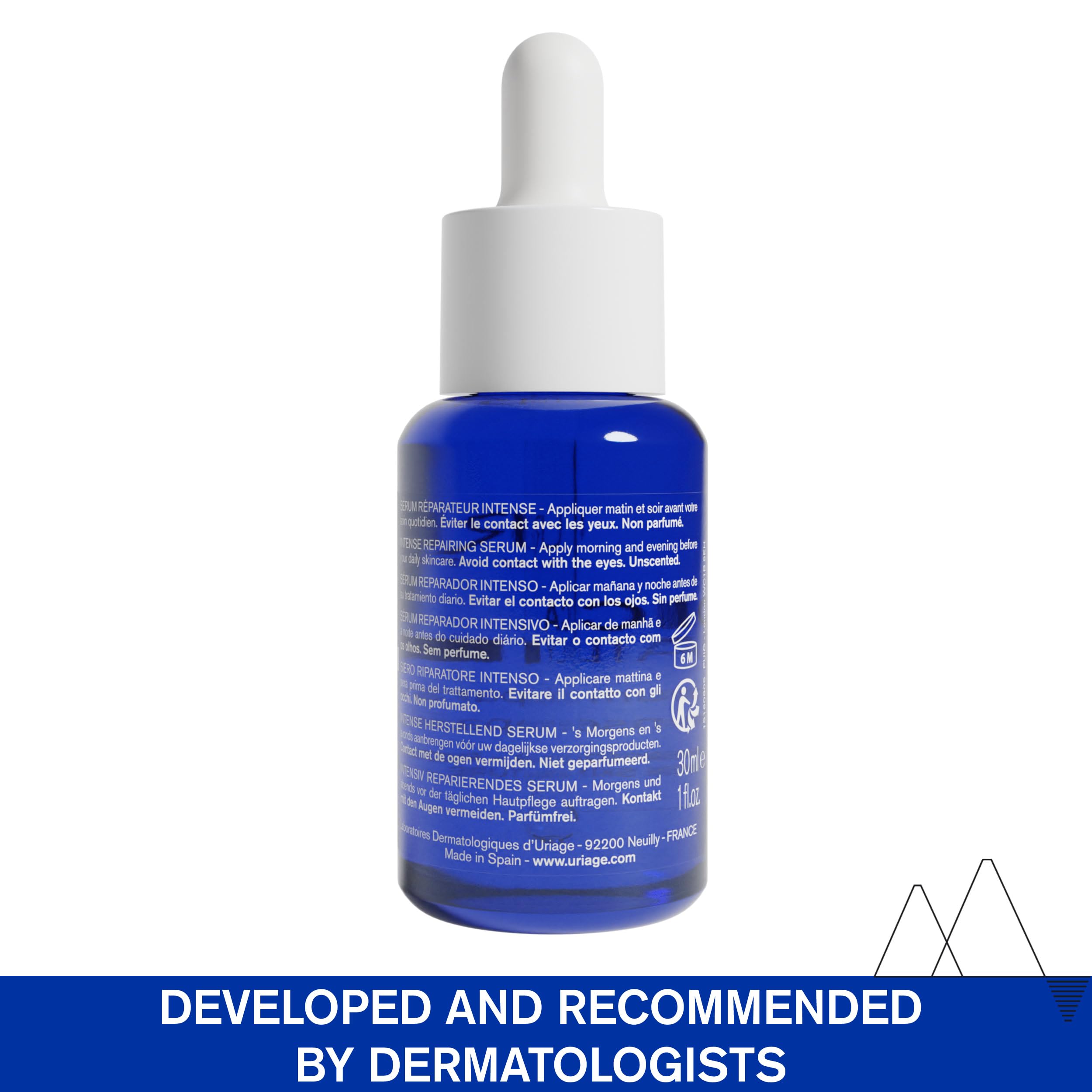 Uriage Cica-Daily Intense Repairing Serum, Fragrance-Free