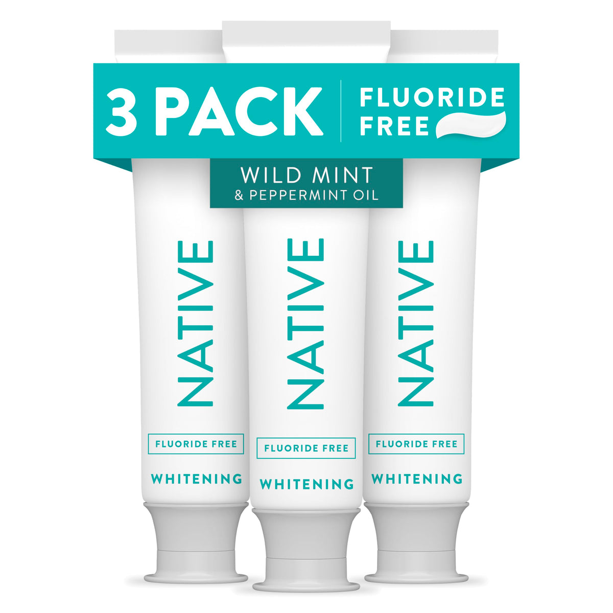 Native Fluoride Free Toothpaste Whitening - Native Official Imagery - 1