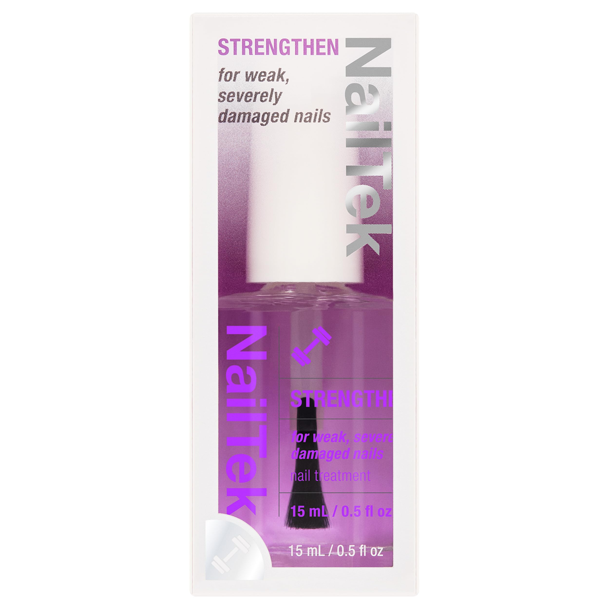 Nail Tek Formula 4 Xtra Nail Strengthener Polish for Damaged Nails, 0.5 oz