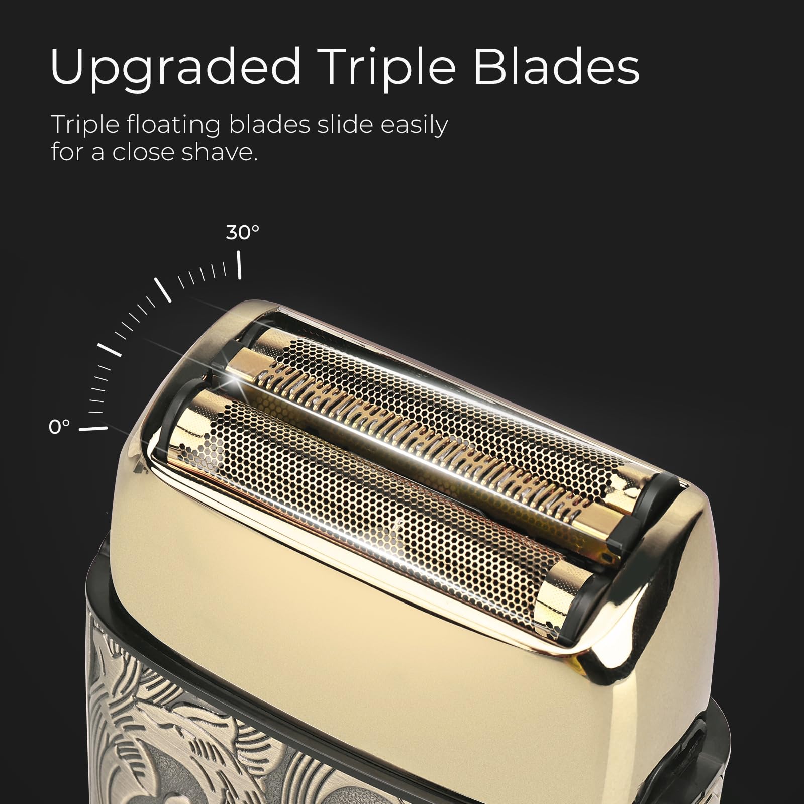 Ufree electric foil shaver for men with a sleek design, ideal for face grooming and precise shaving.