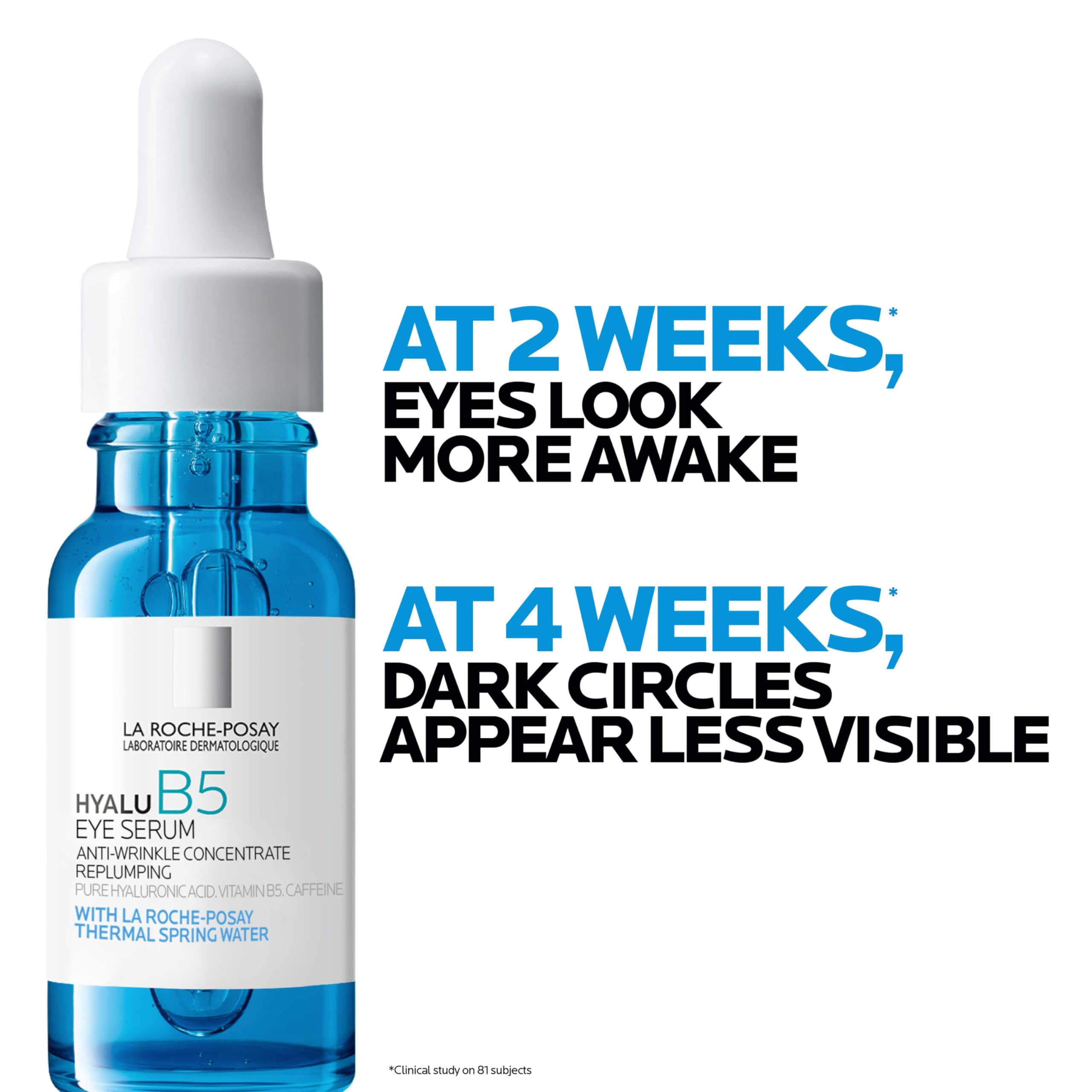 La Roche-Posay Hyalu B5 Eye Serum with Caffeine for Dark Circles, 0.5oz