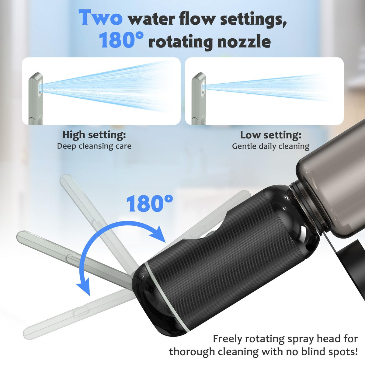 Portable Bidet for Travel Rechargeable Waterproof Sprayer - jutimer Official Imagery - 4