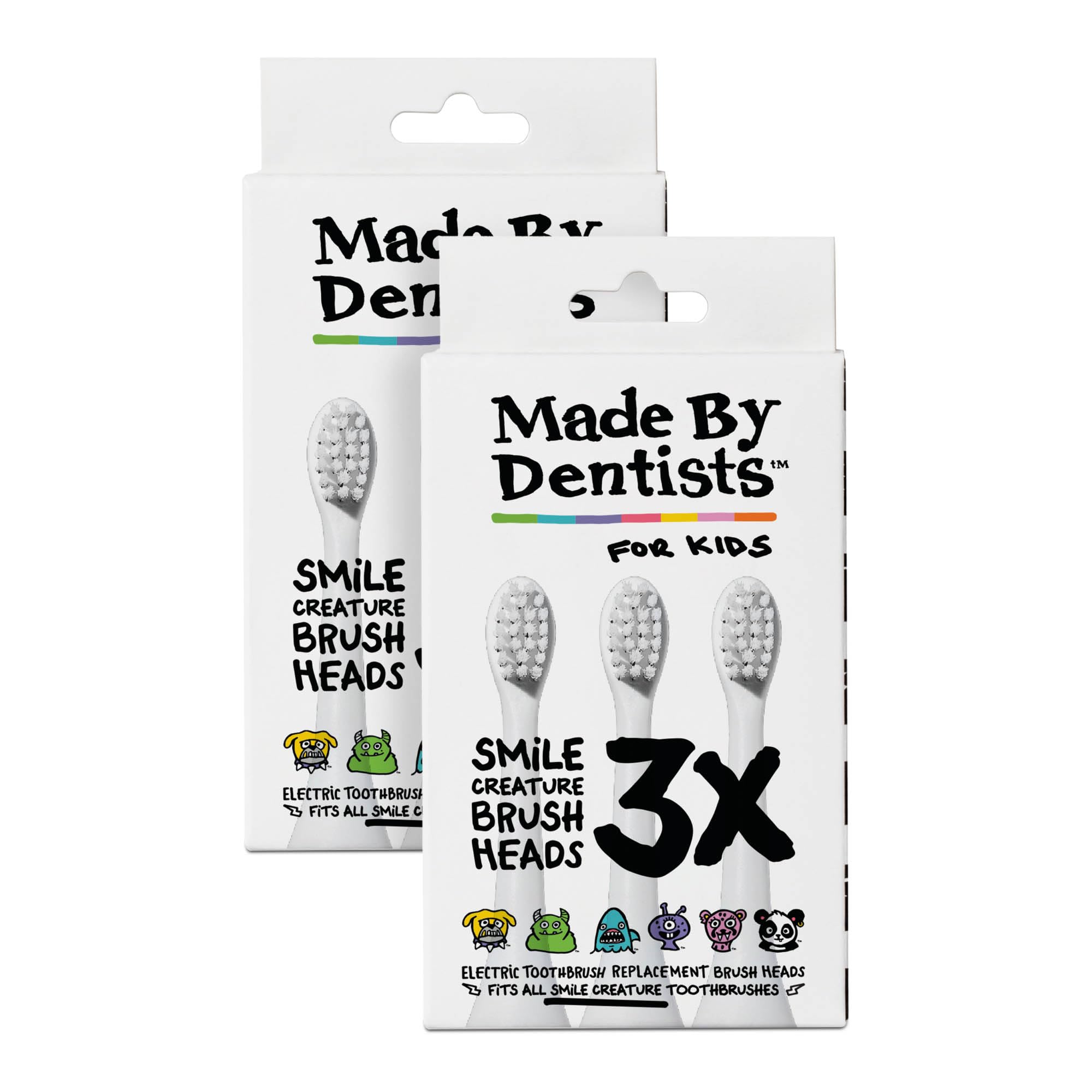 Made By Dentists Kids Electric Toothbrush Replacement Heads – 6 - Product Imagery
