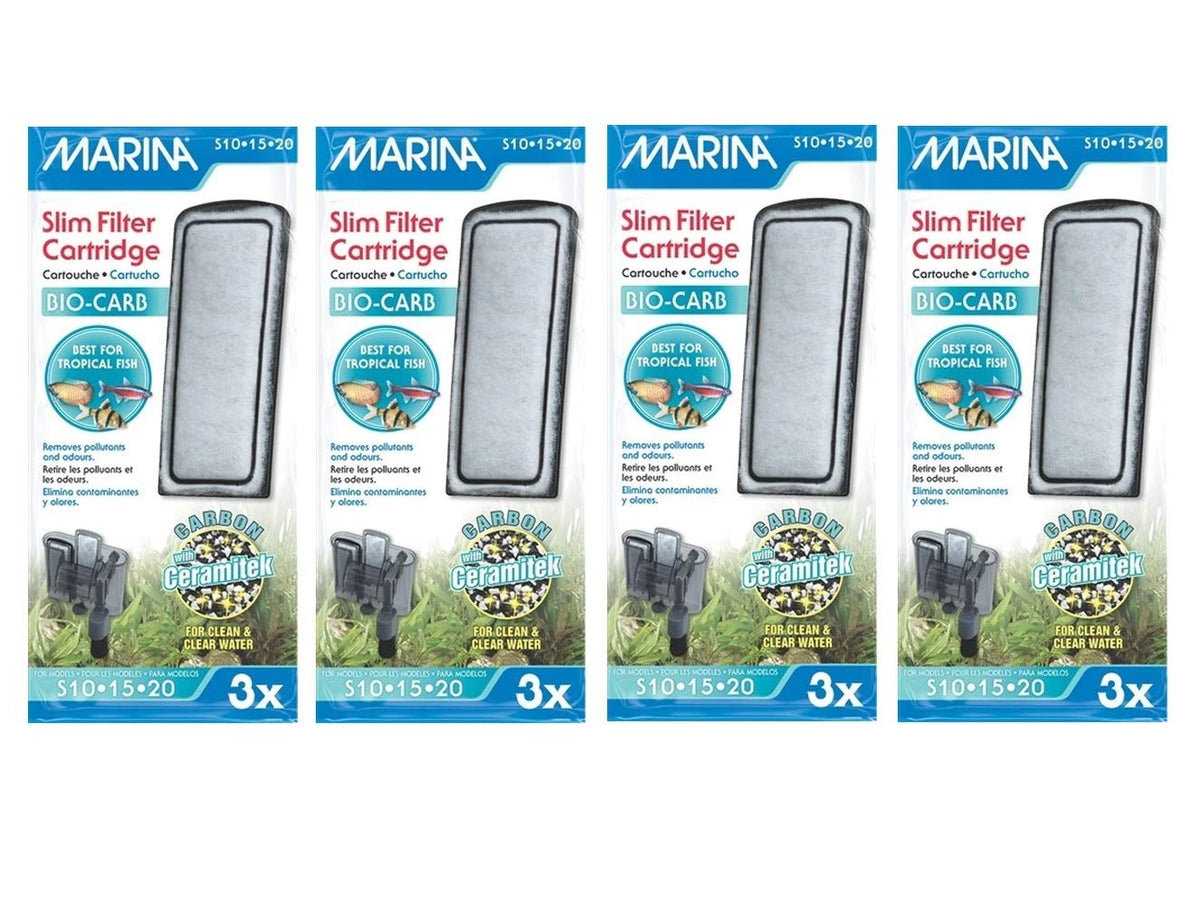 Marina Slim Filter Carbon Plus Ceramic Cartridge (12-Count) – product photo (Filter Accessories)