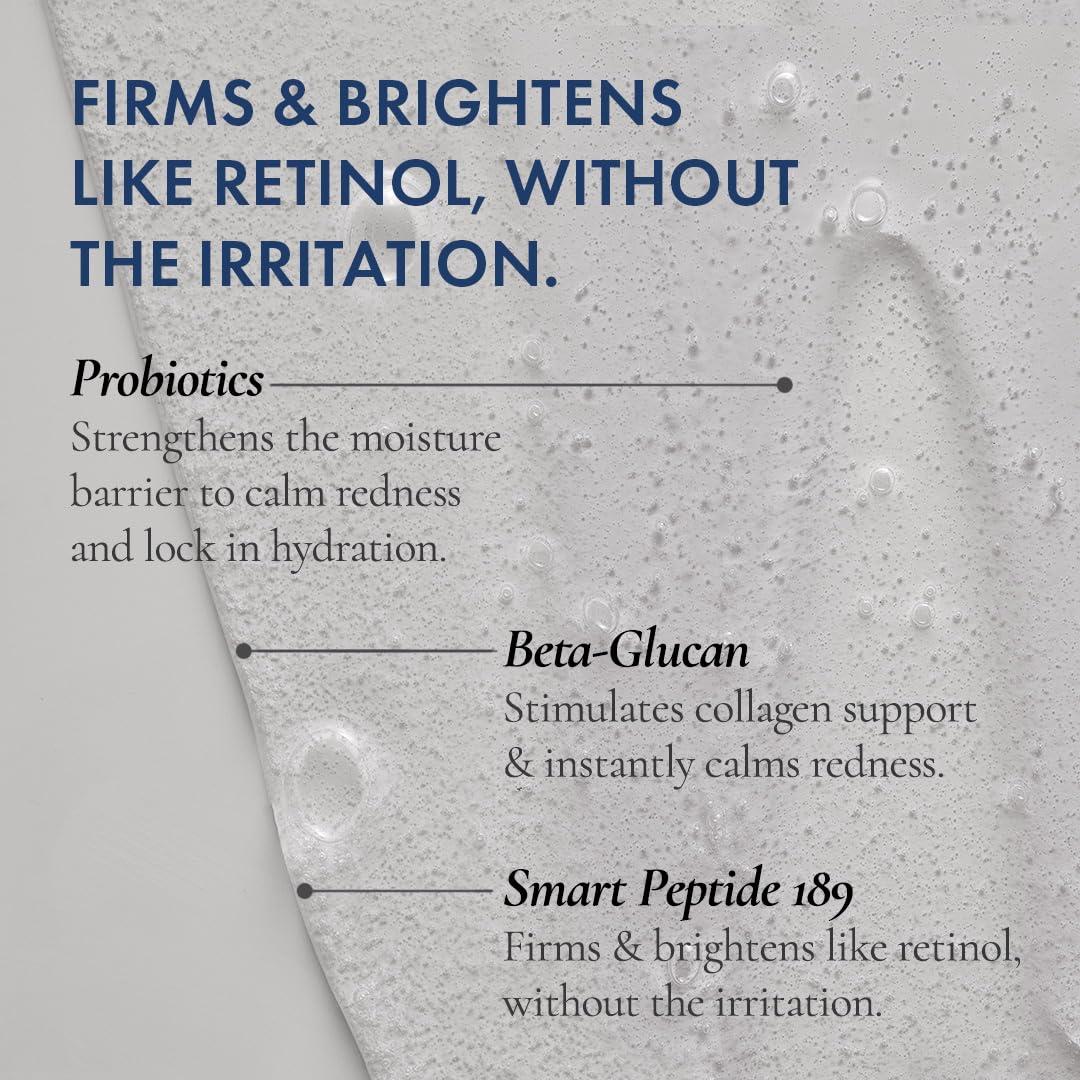 Glowbiotics Probiotic Revitalizing Cleanser - Anti-Aging Face Wash with Peptides - 5 oz - Hydrating Gel for Hormonal, Dr
