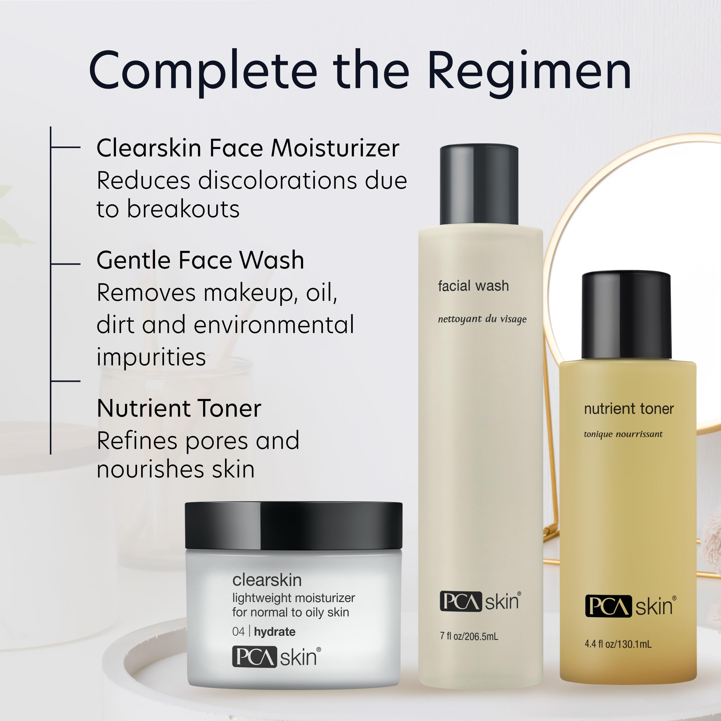 PCA SKIN Clearskin lightweight face moisturizer in 1.7 oz jar, smooth texture and suitable for oily or acne-prone skin.
