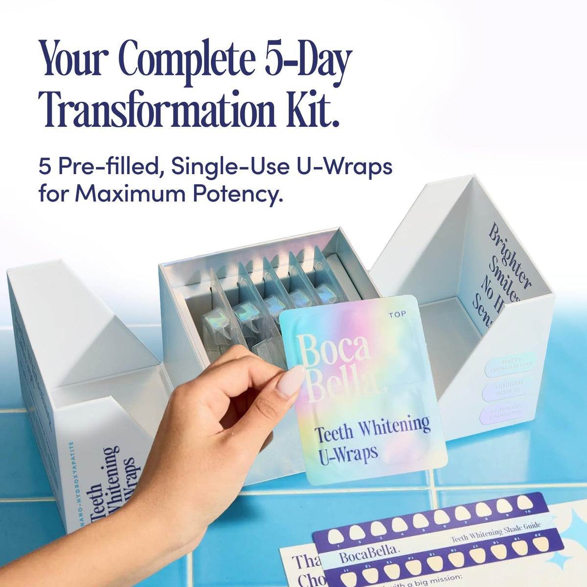 Teeth Whitening U Wraps - Boca Bella Official Imagery - 3
