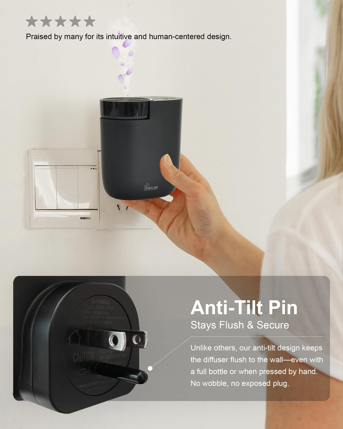 Waterless Plug in Diffuser Essential Oil Plug In Wall - MQLMF Official Imagery - 8
