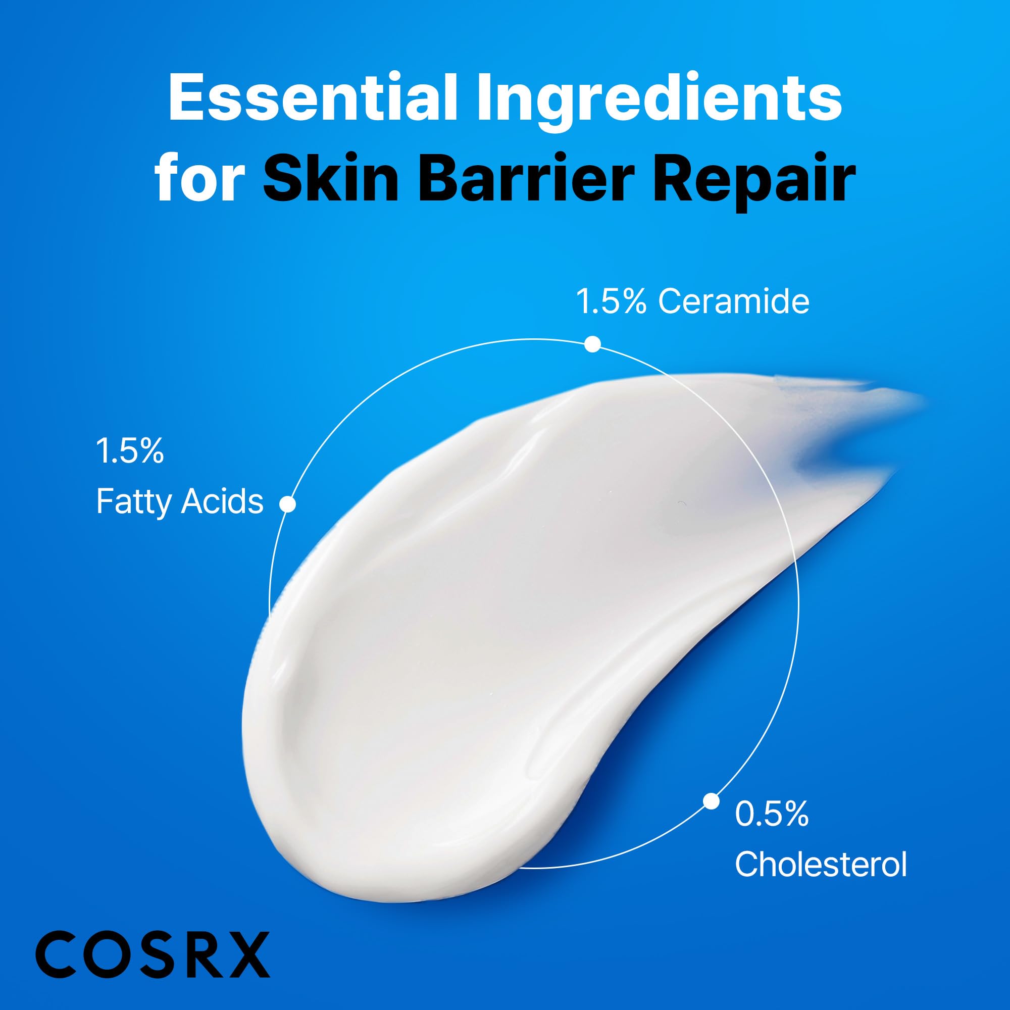 COSRX 7X Ceramide Moisturizer for face in 2.7oz jar, barrier repair face cream with nourishing ceramides, smooth, hydrating skin.