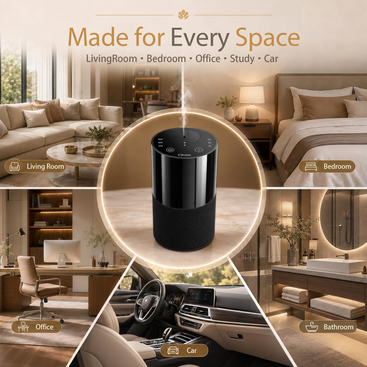 Waterless Essential Oil Diffuser 4 Hotel Inspired Fragrance - Cilvenx Official Imagery - 6