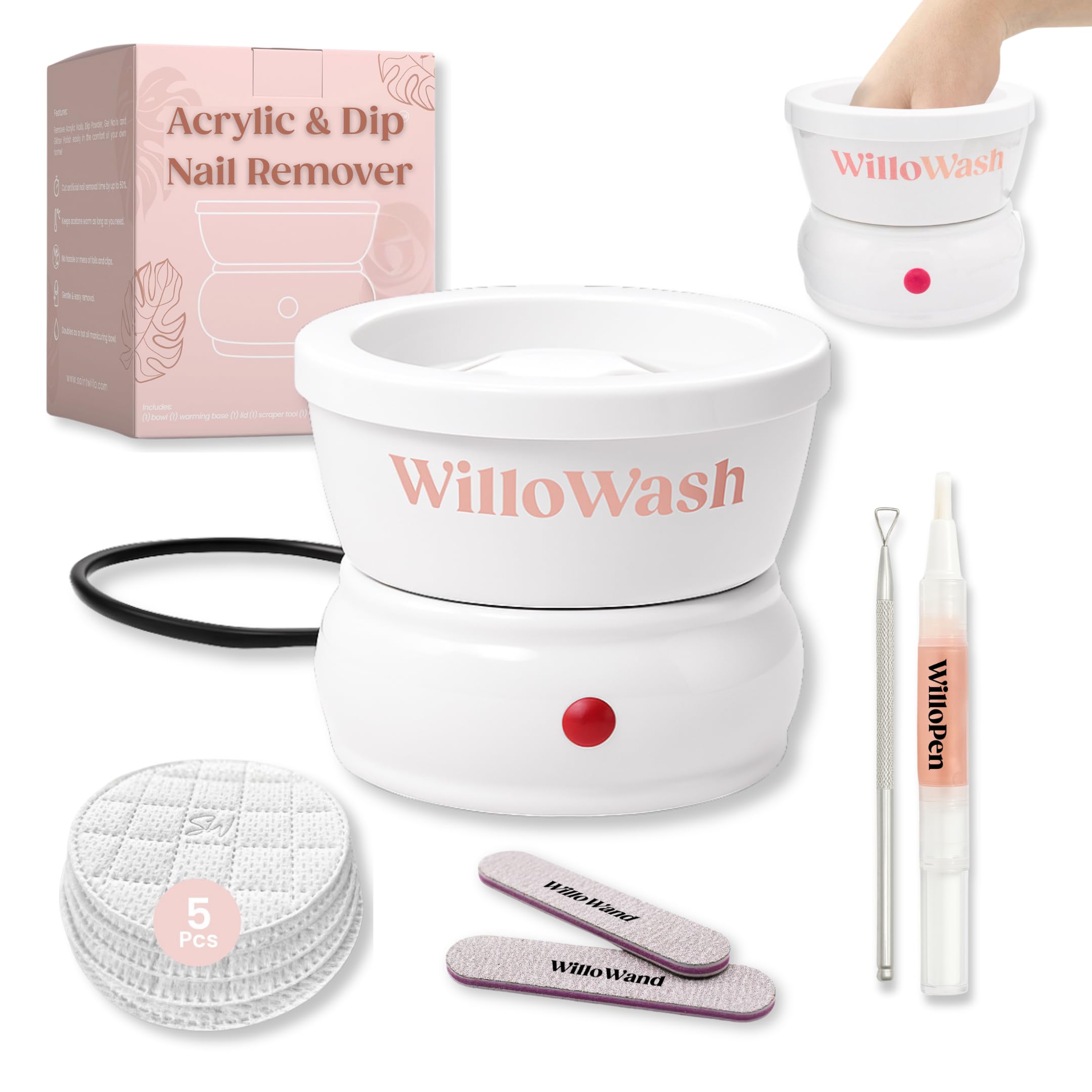 Willowash Electric Nail Remover Kit by Saint Willo