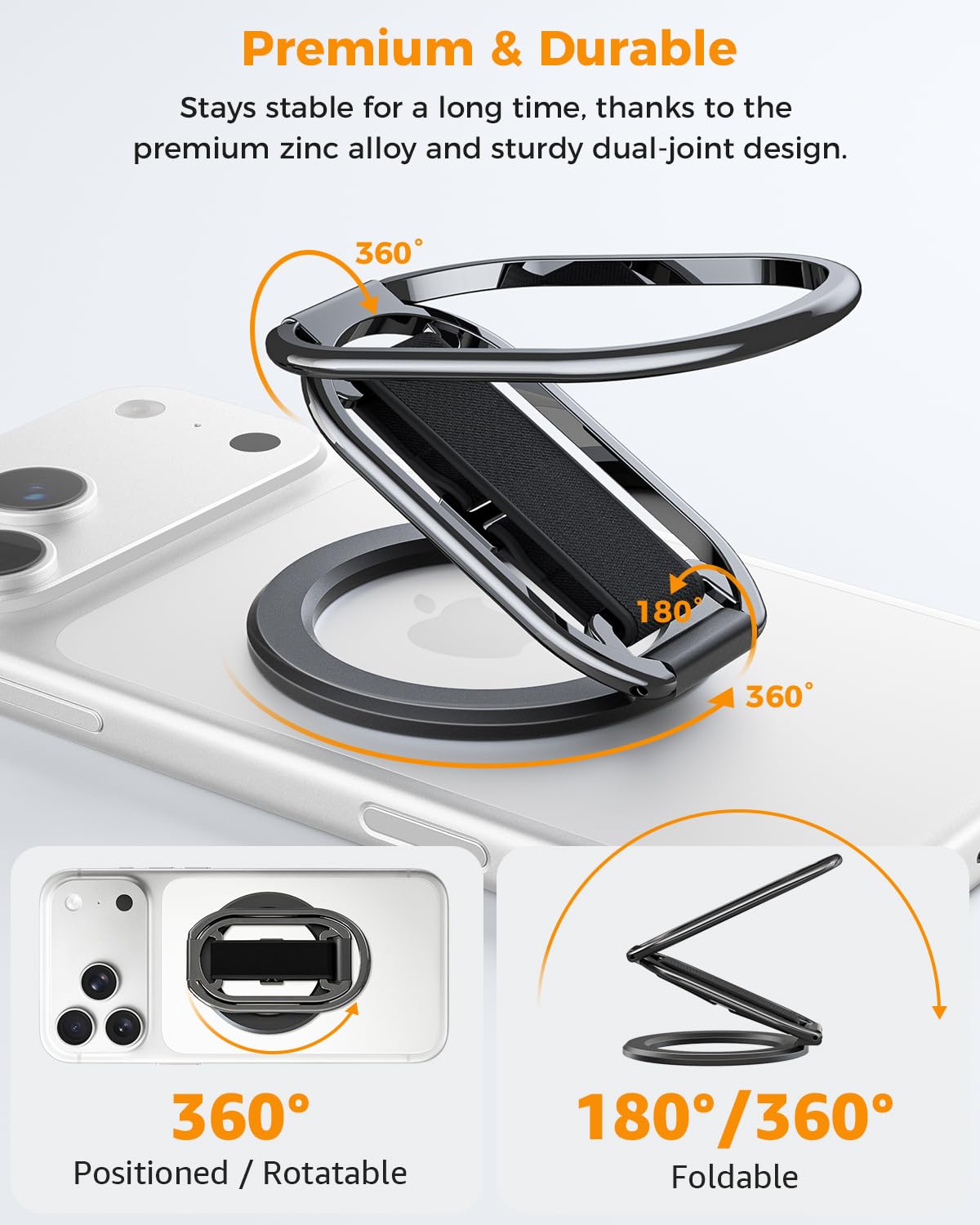 SUPERONE for MagSafe Phone Grip Kickstand, Magnetic Phone Ring Holder – packaging and label