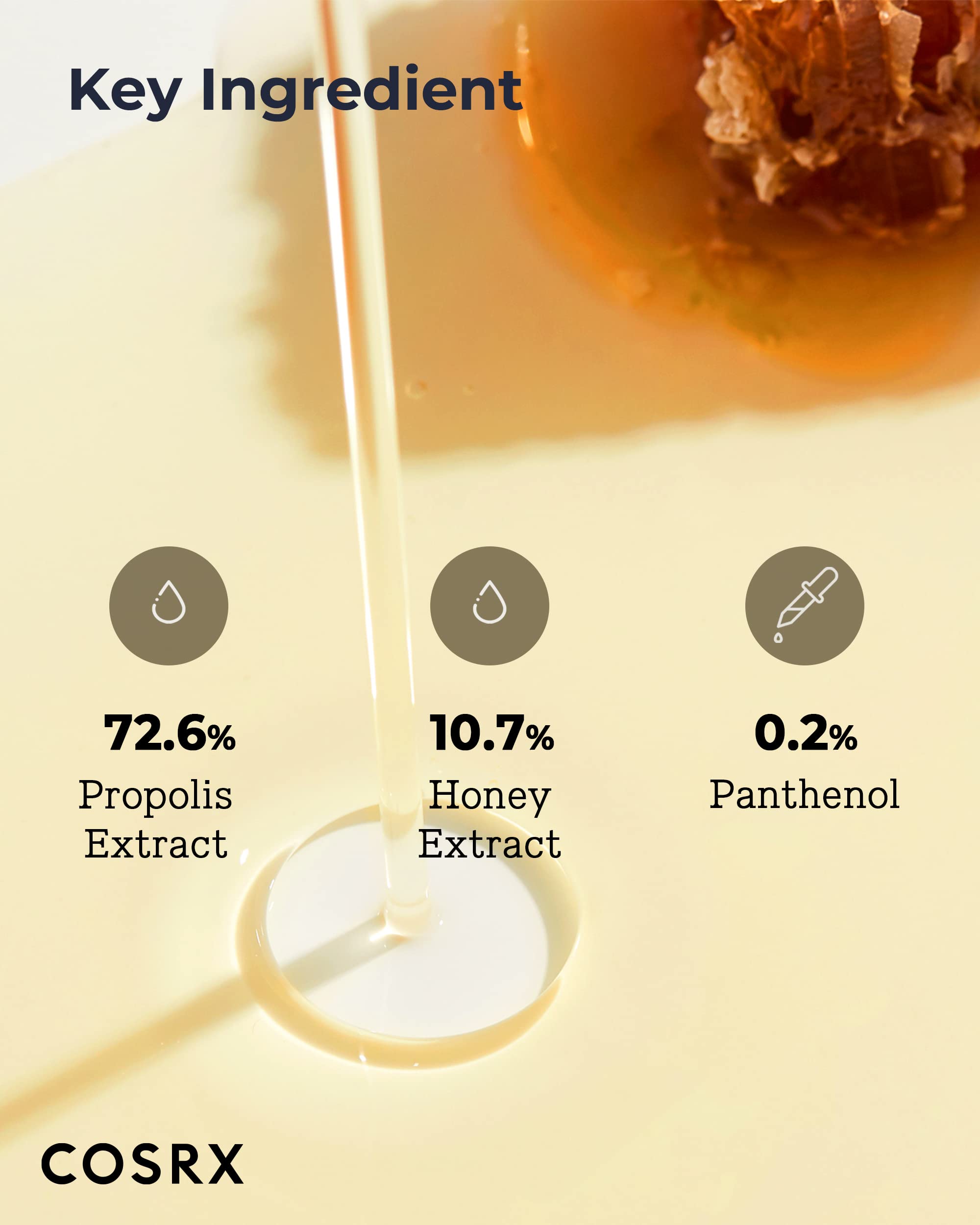 COSRX 72% Propolis Honey Toner, 3x Increase In Moisture Level, 9.46 fl.oz