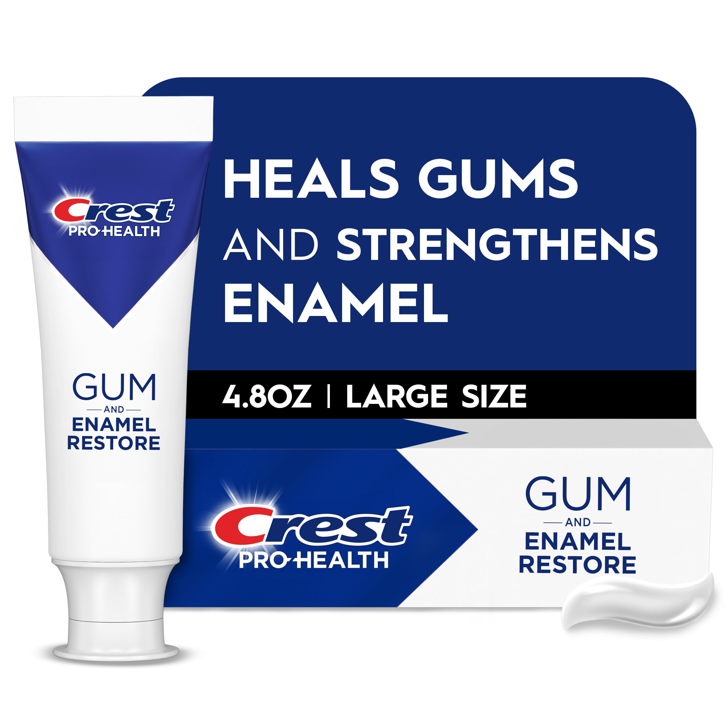 Crest Pro-Health Gum & Enamel Restore Toothpaste 4.8 oz - Product Imagery