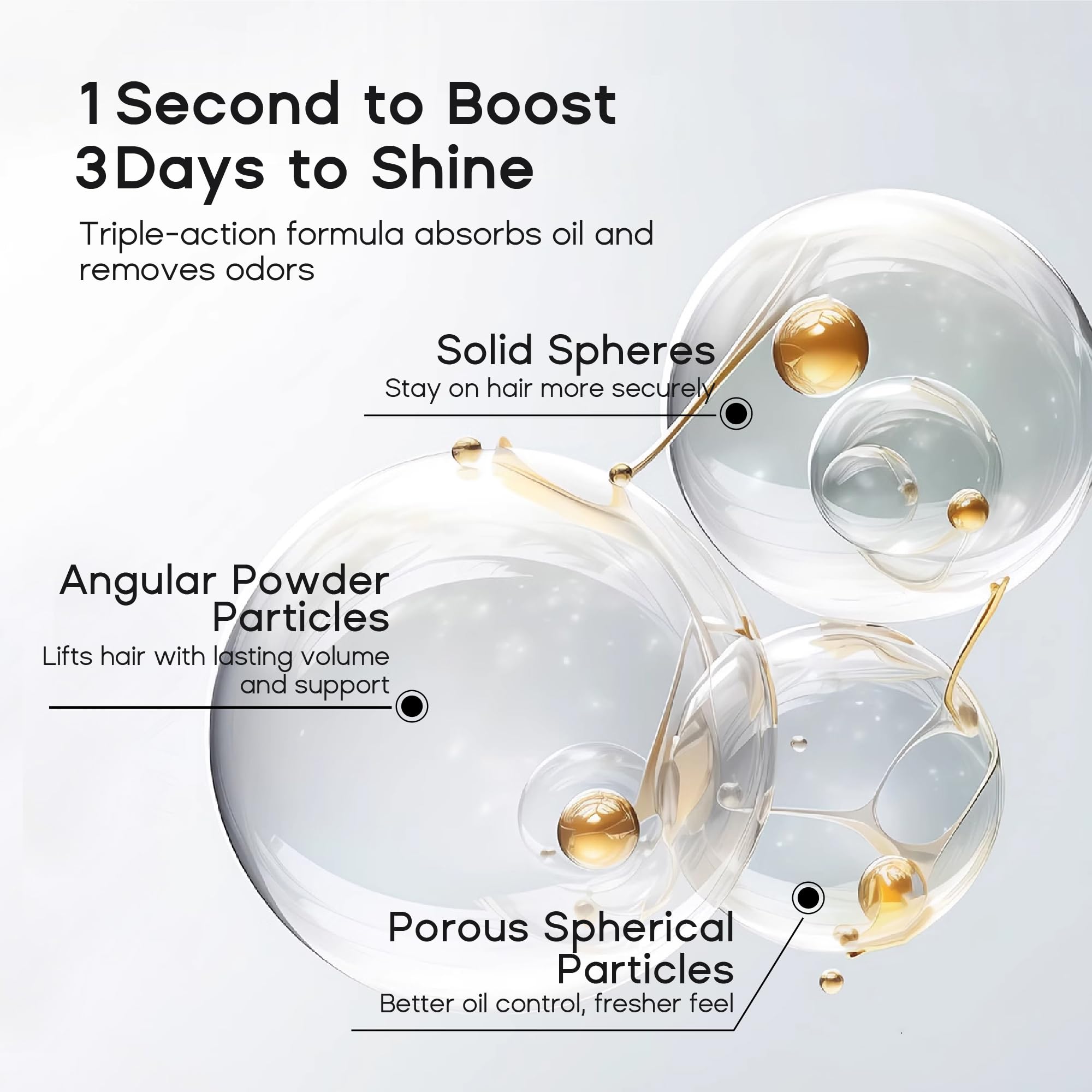 HALOVIDA Invisible Dry Shampoo 2-pack, volumizing and oil control dry shampoo with instant freshening for clean hair.