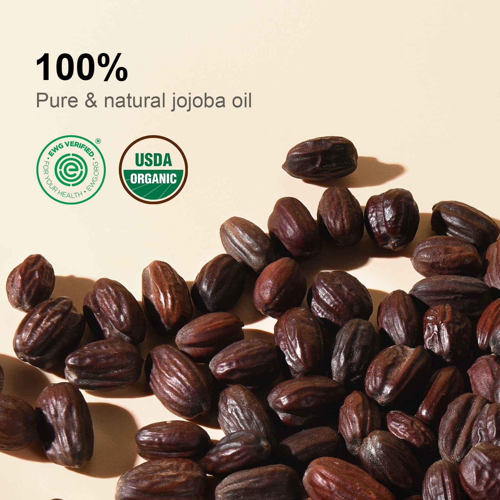 Yoken Organic Jojoba Oil USDA Certified Cold Pressed 16oz
