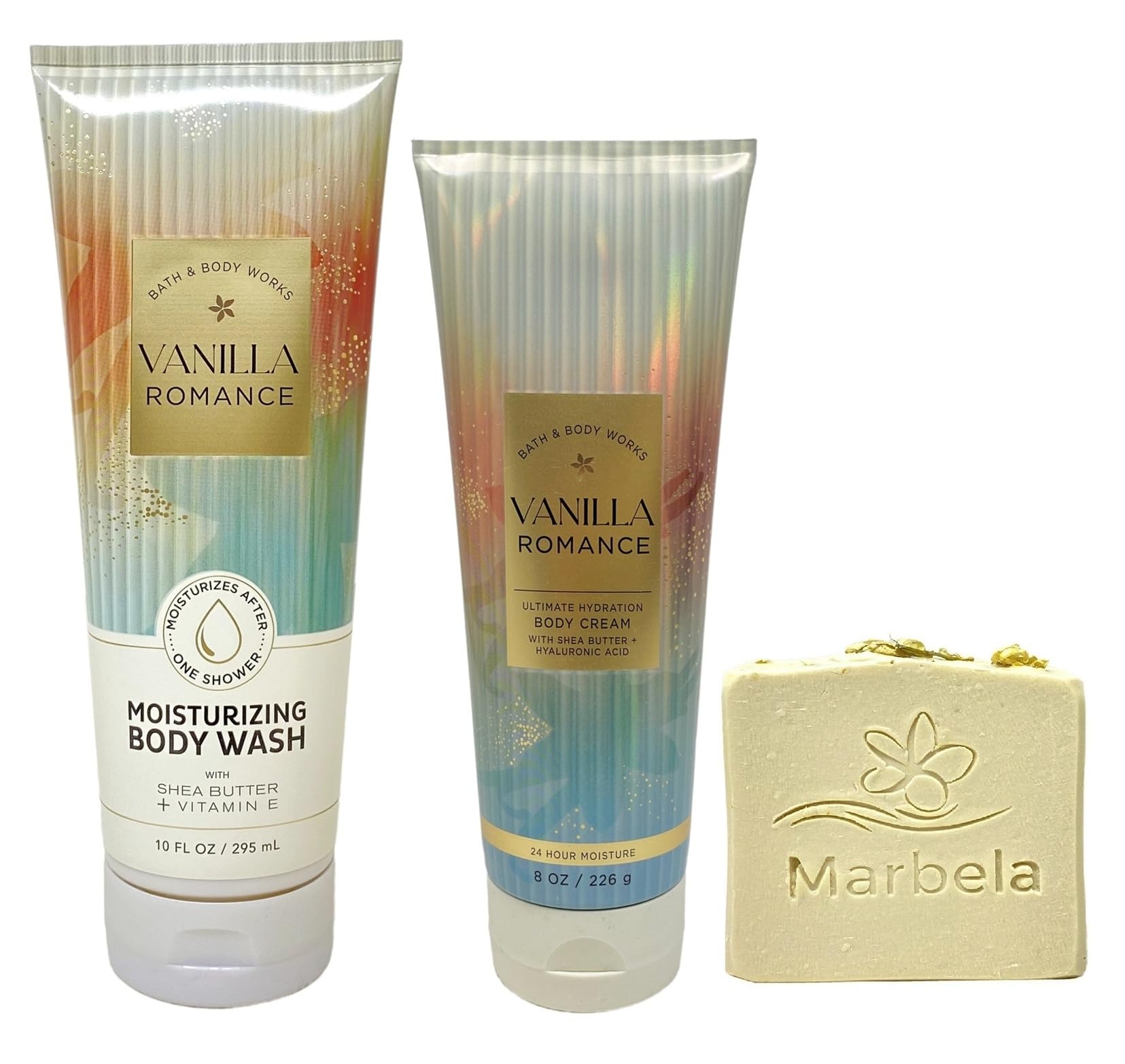 Bath & Body Works Vanilla Romance Moisturizing Body Wash and - Product Imagery