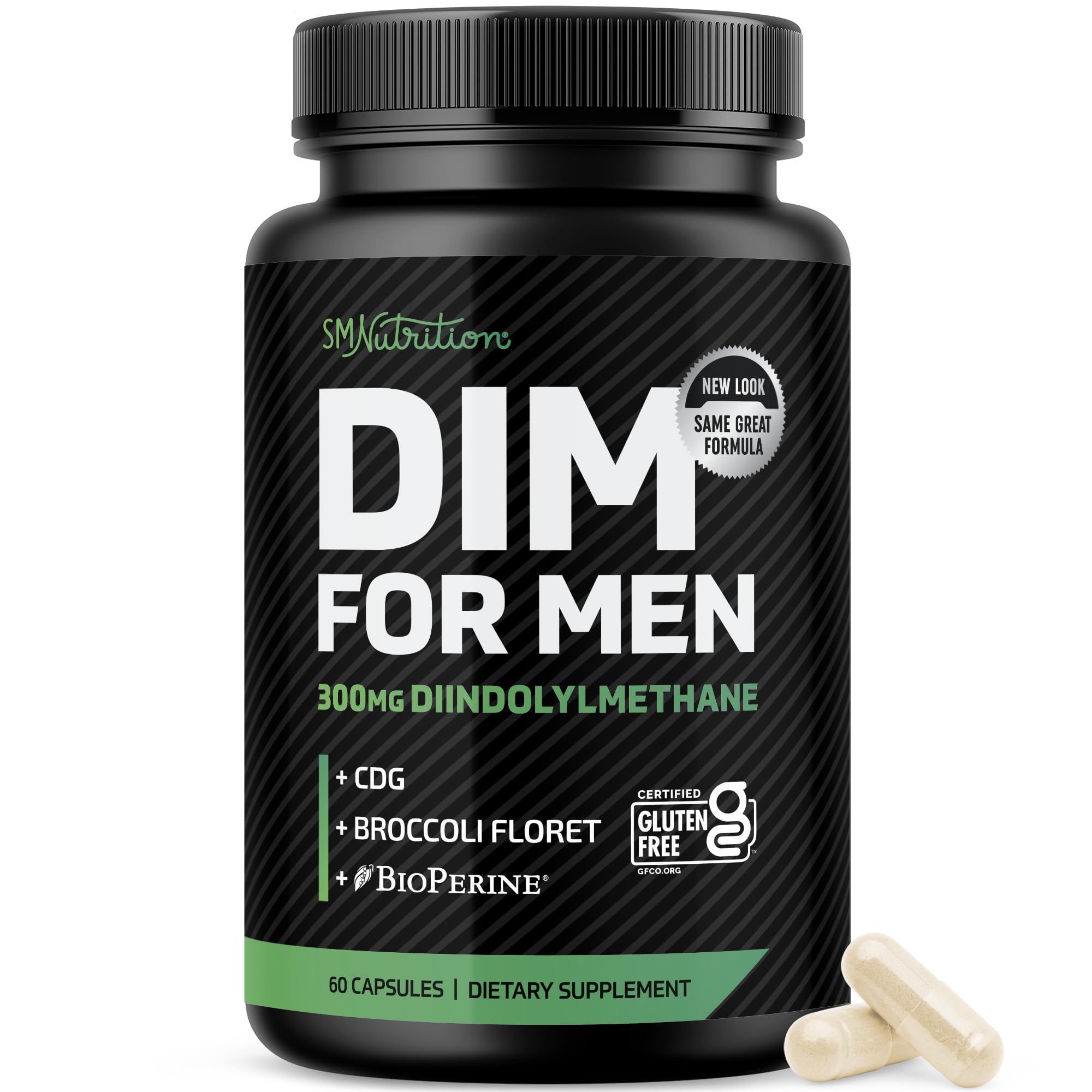 DIM Supplement for Men 300mg, Estrogen Blocker & Aromatase - Product Imagery