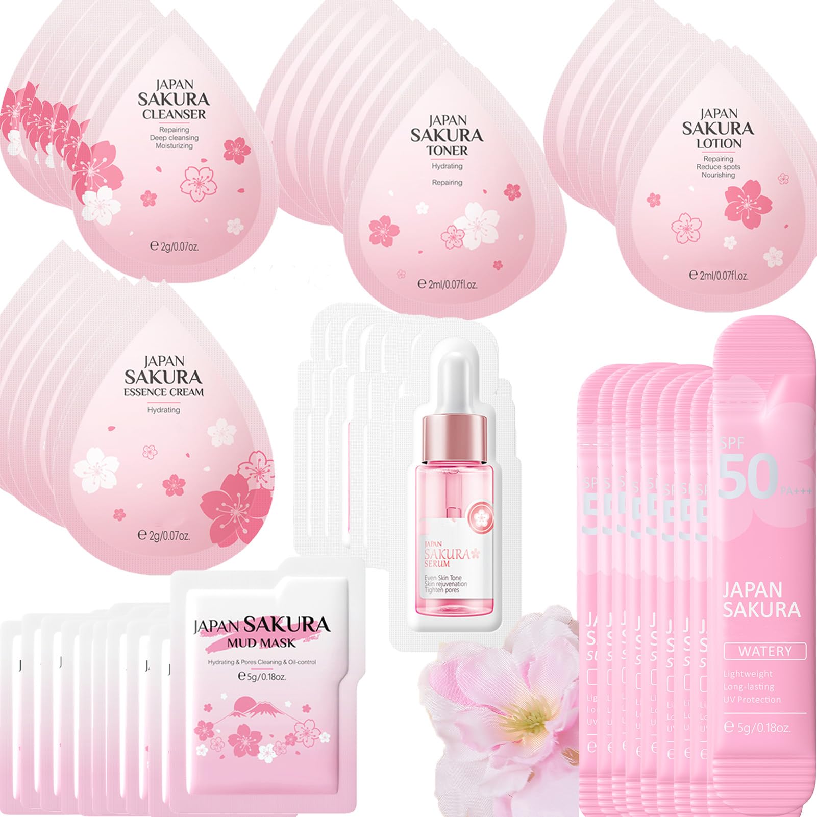 Mini Travel Skincare Products, Mini Travel Items Including - Product Imagery