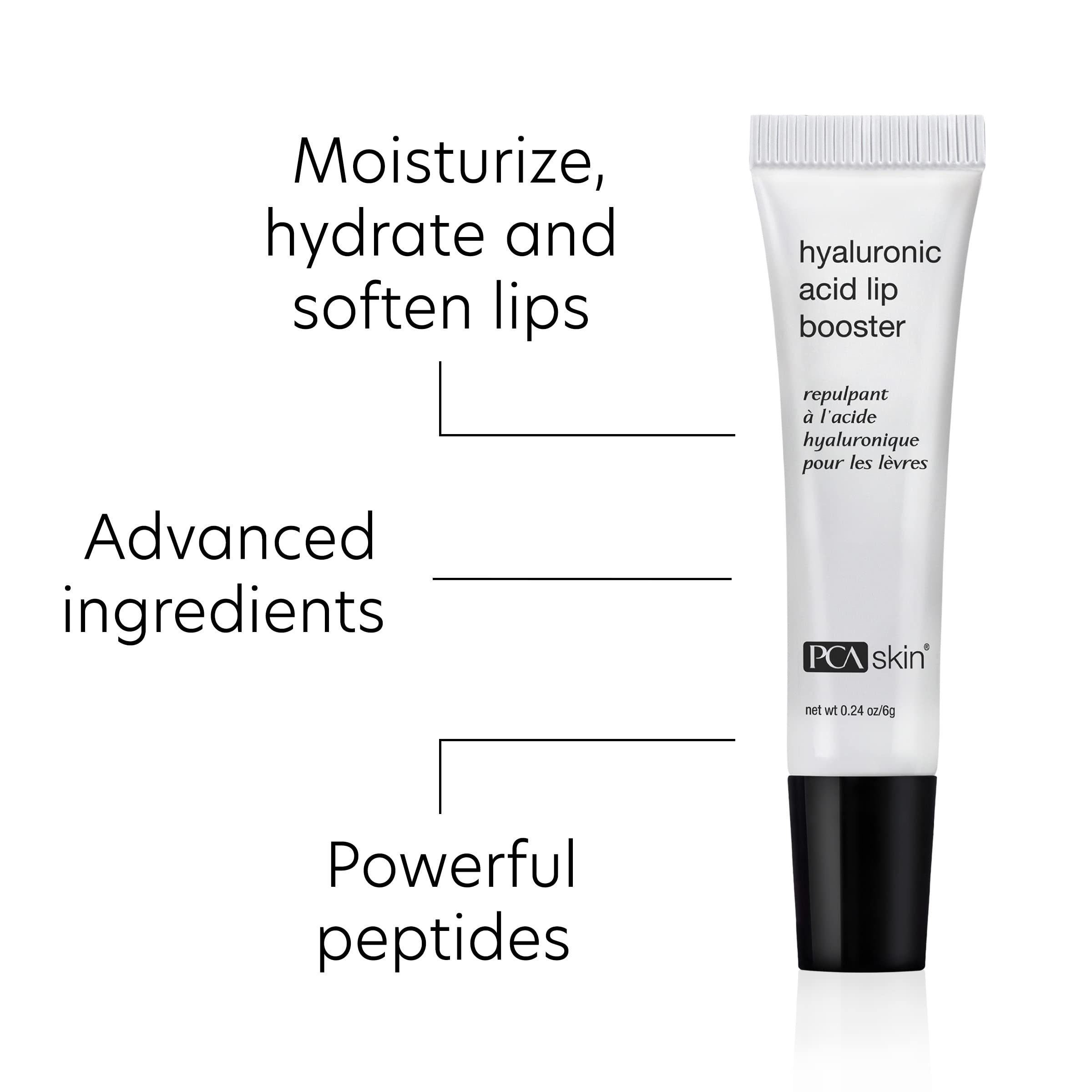 PCA SKIN Lip Plumper Serum with hyaluronic acid, a luxury beauty lip booster for fuller, smoother lips.