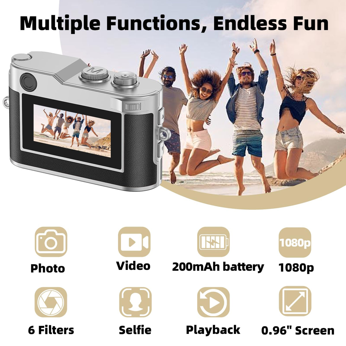 Mini Keychain Camera Unique Gift for Birthday Graduation - Tizycod Official Imagery - 3