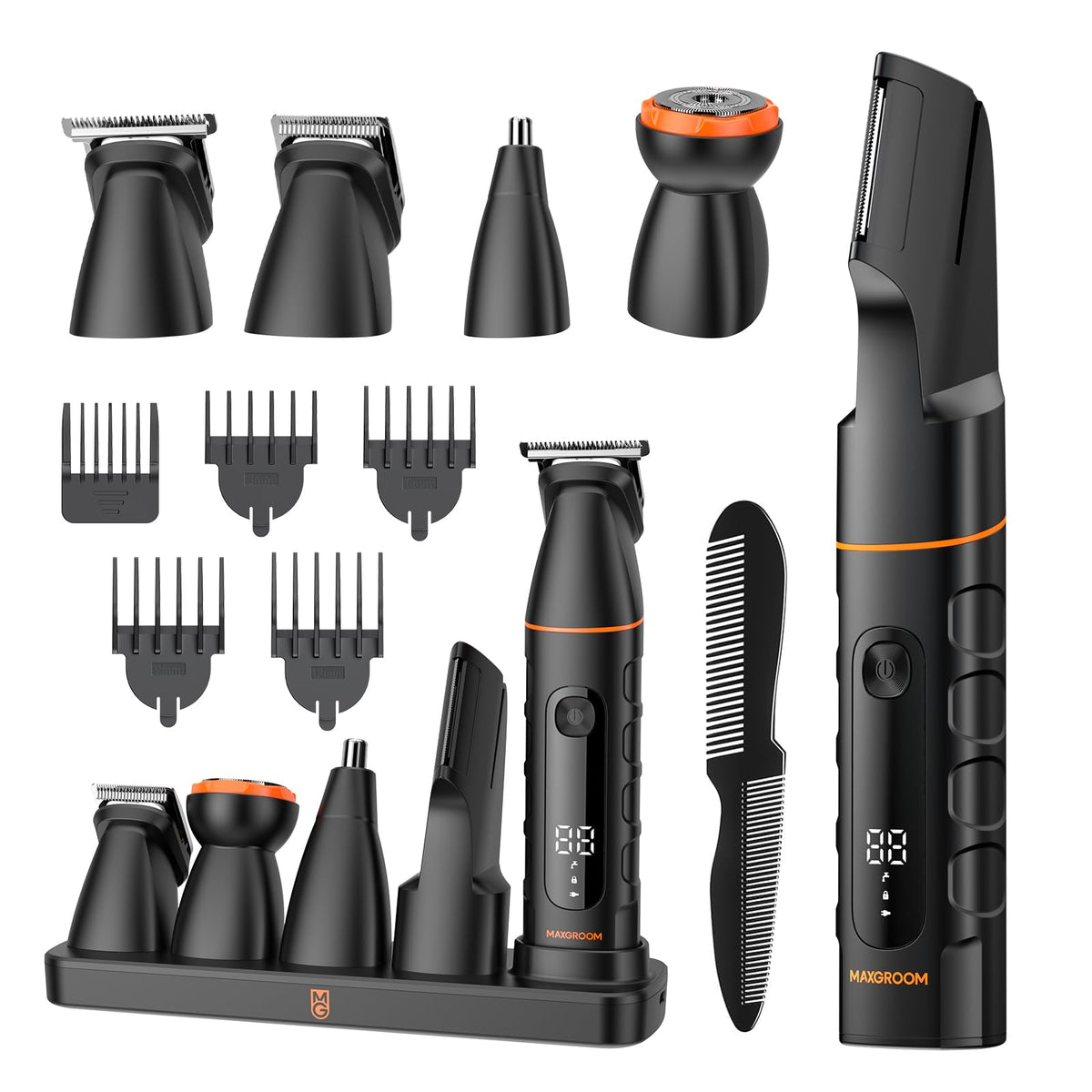 MAXGROOM Manscape Upgraded Body & Pubic Hair Trimmer for Men, Waterproof Ball Shaver – product photo (Body Groomers)