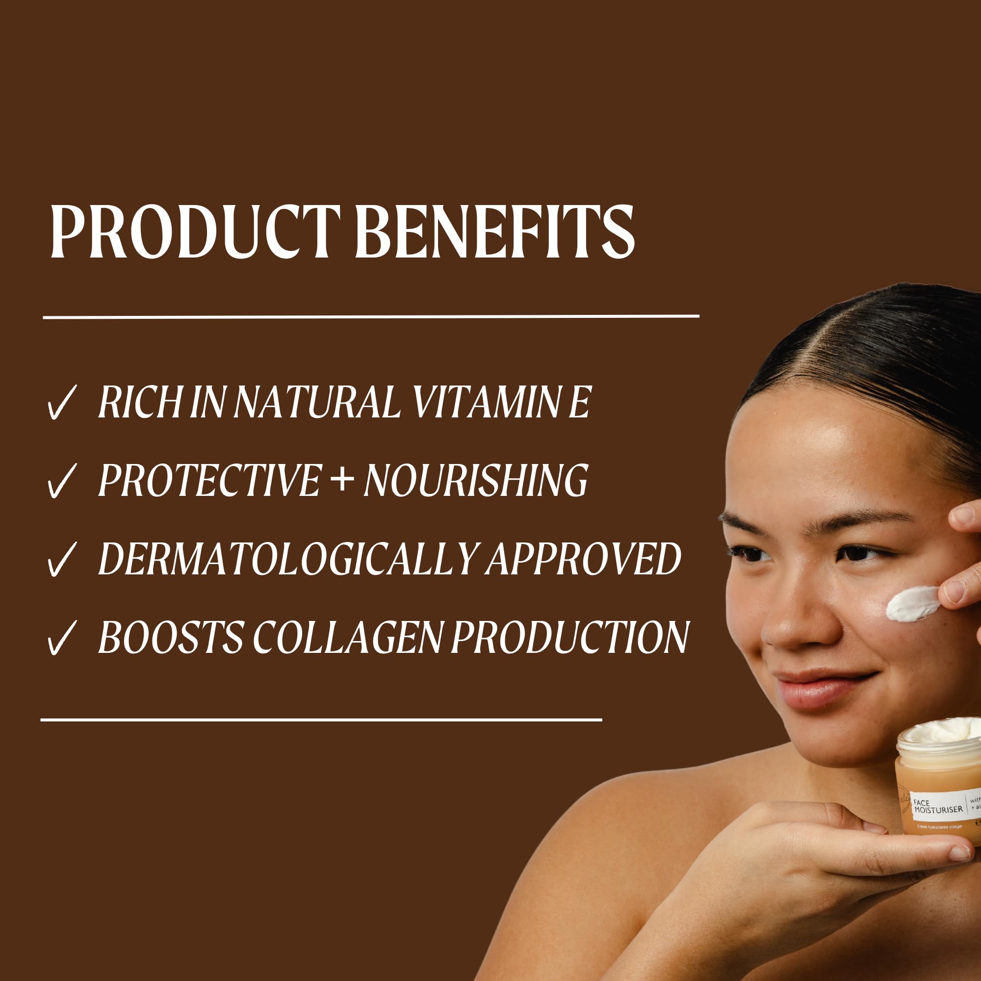 UPCIRCLE Face Moisturizer with Argan Powder 1.7oz - Nourishing Day Cream - Vitamin E, Aloe Vera, Glycerin, Shea + Coconut Butter - Natural, Vegan + Cruelty-Free