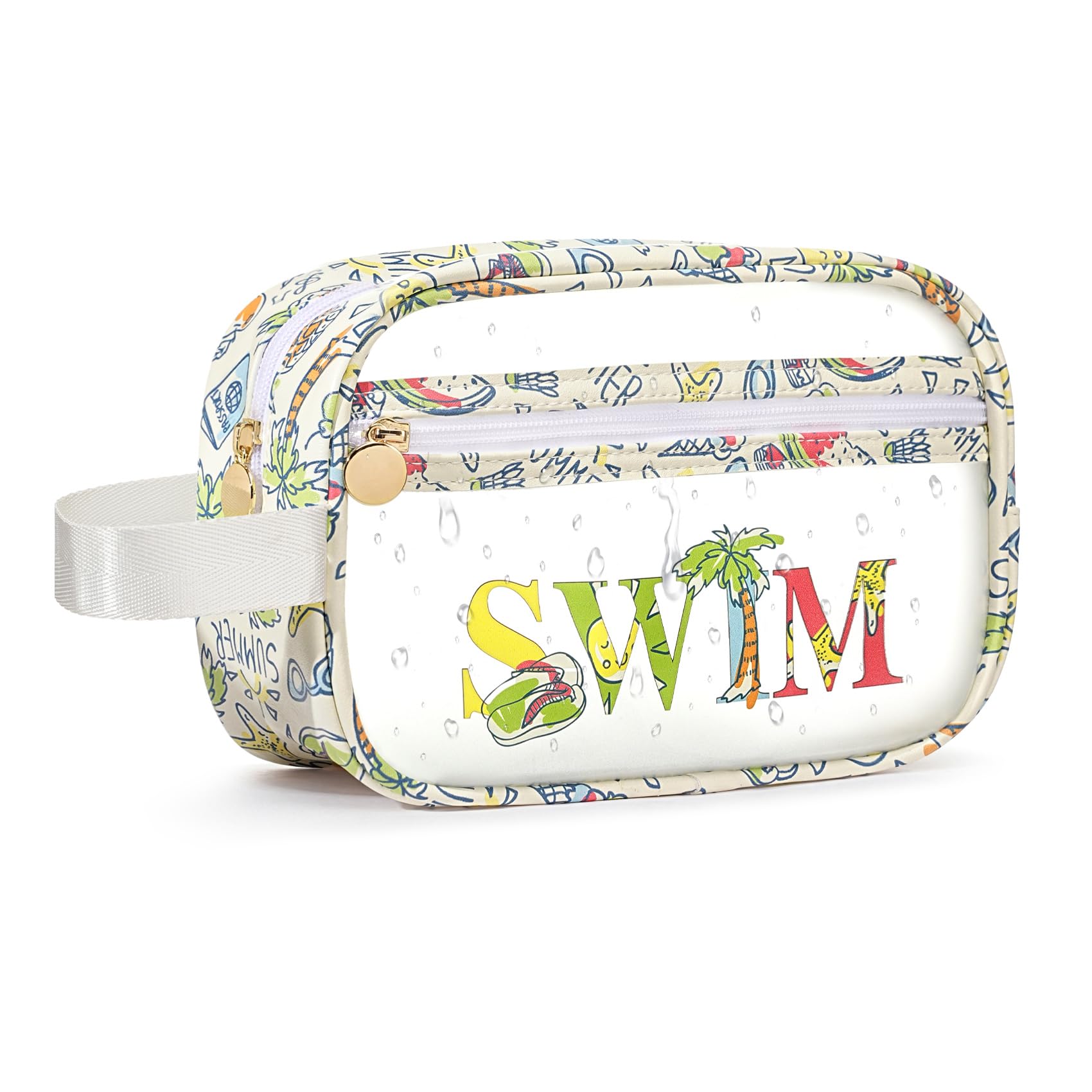COSHAYSOO Clear SWIM Bag Swimming Pool Day Accessories for Women - Product Imagery