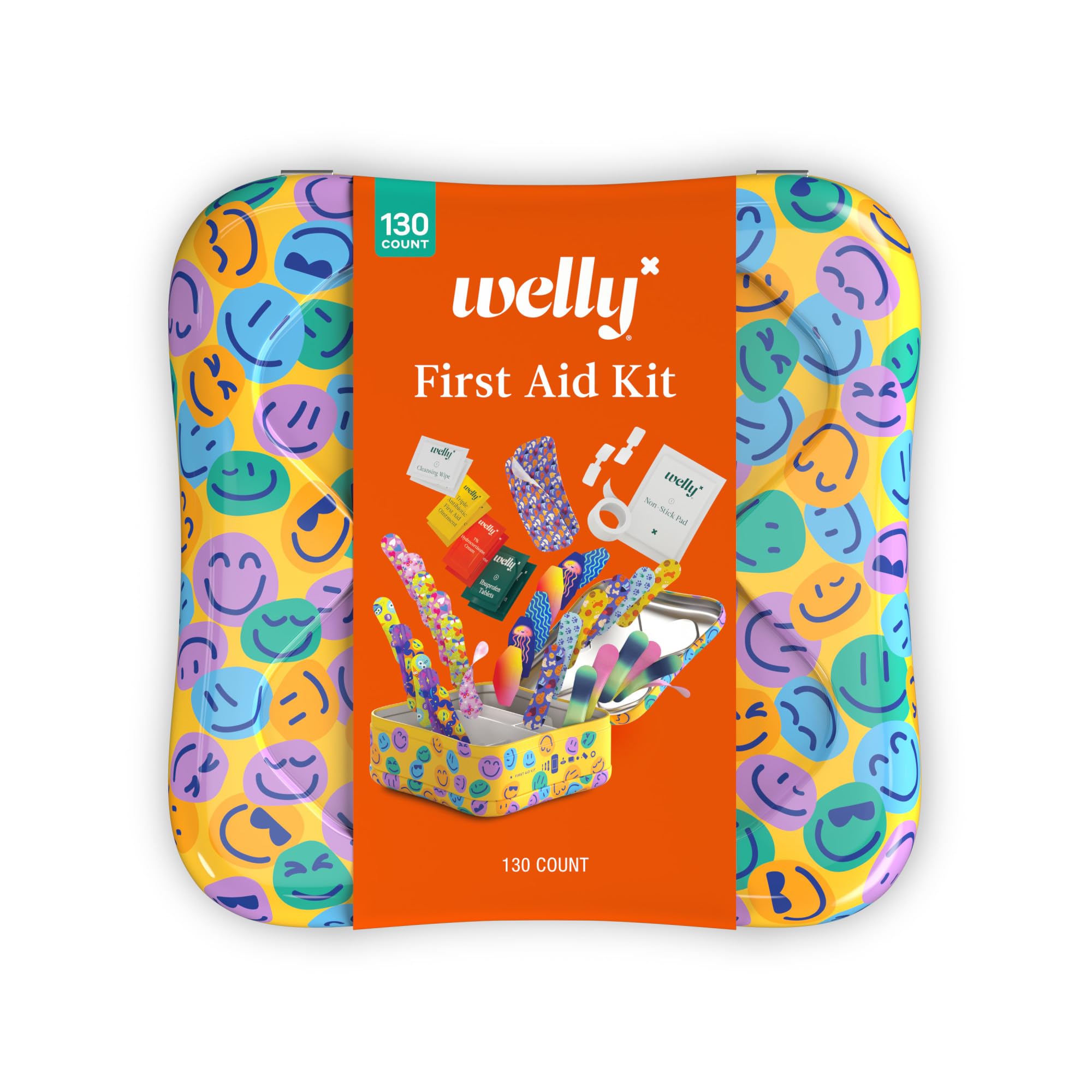 Welly First Aid Kit | FSA Eligible | Adhesive Flexible Fabric - Product Imagery