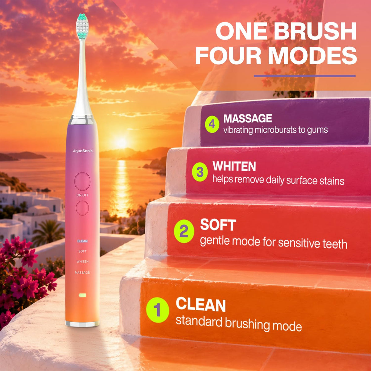 Aquasonic Vibe World Whitening Electric Toothbrush - Aquasonic Official Imagery - 5