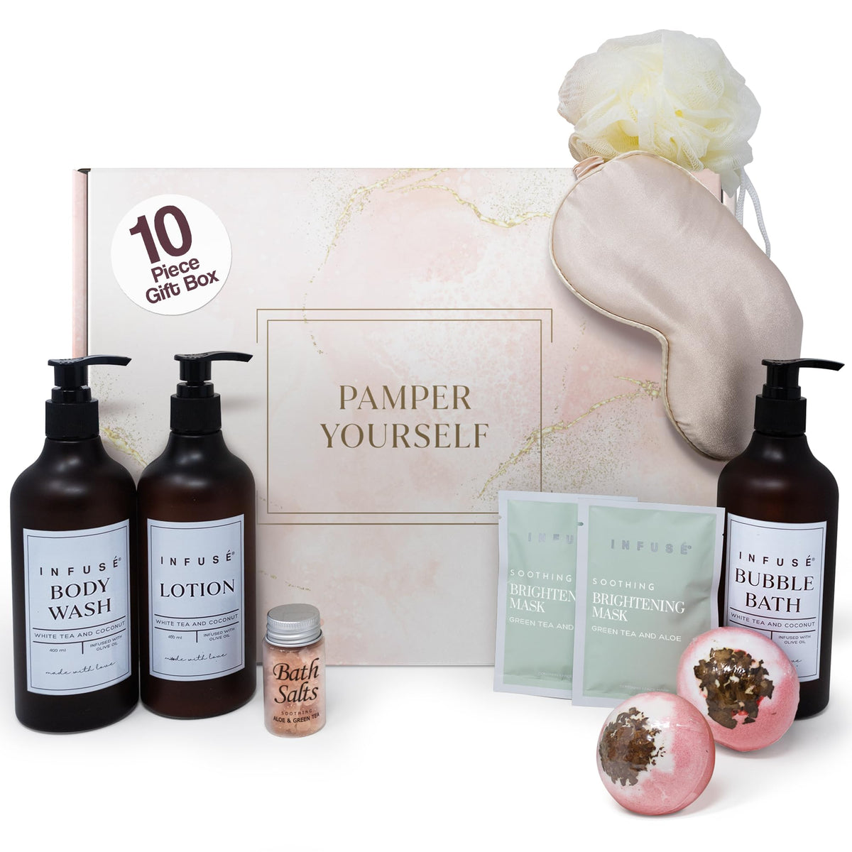 10 Piece Spa Gift Box for Women - INFUSÉ Official Imagery - 2