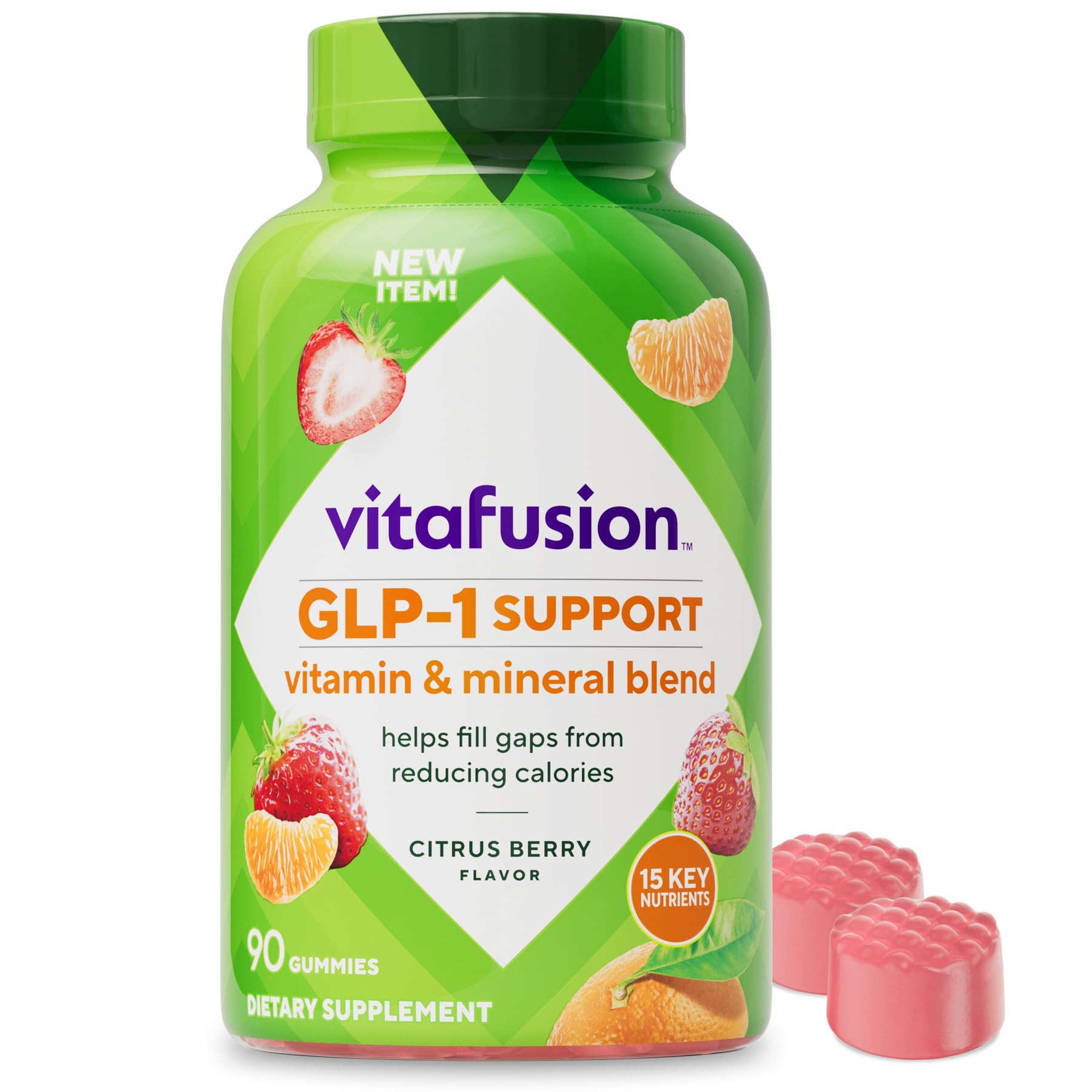 Vitafusion GLP1 Vitamin Supplement Support Gummy | 90 - Product Imagery