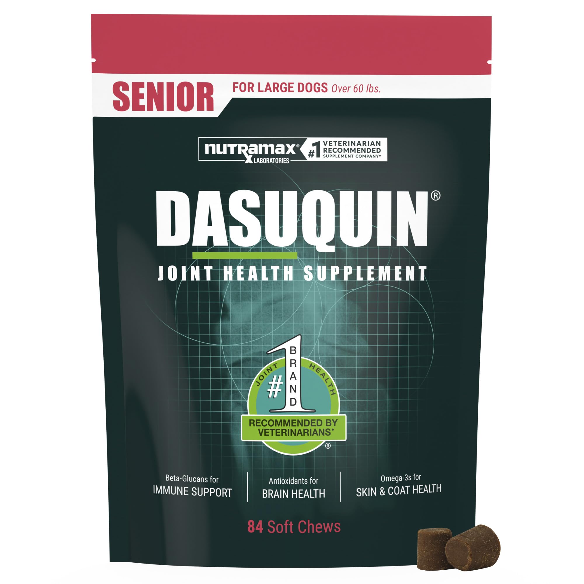 Nutramax Dasuquin Senior Joint Supplement for Large Dogs Soft - Product Imagery